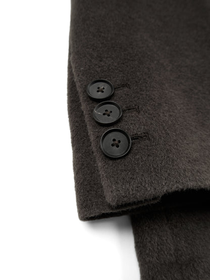 SURI ALPACA/WOOL/SILK BEAVER JACKET for WOMEN｜BROWN