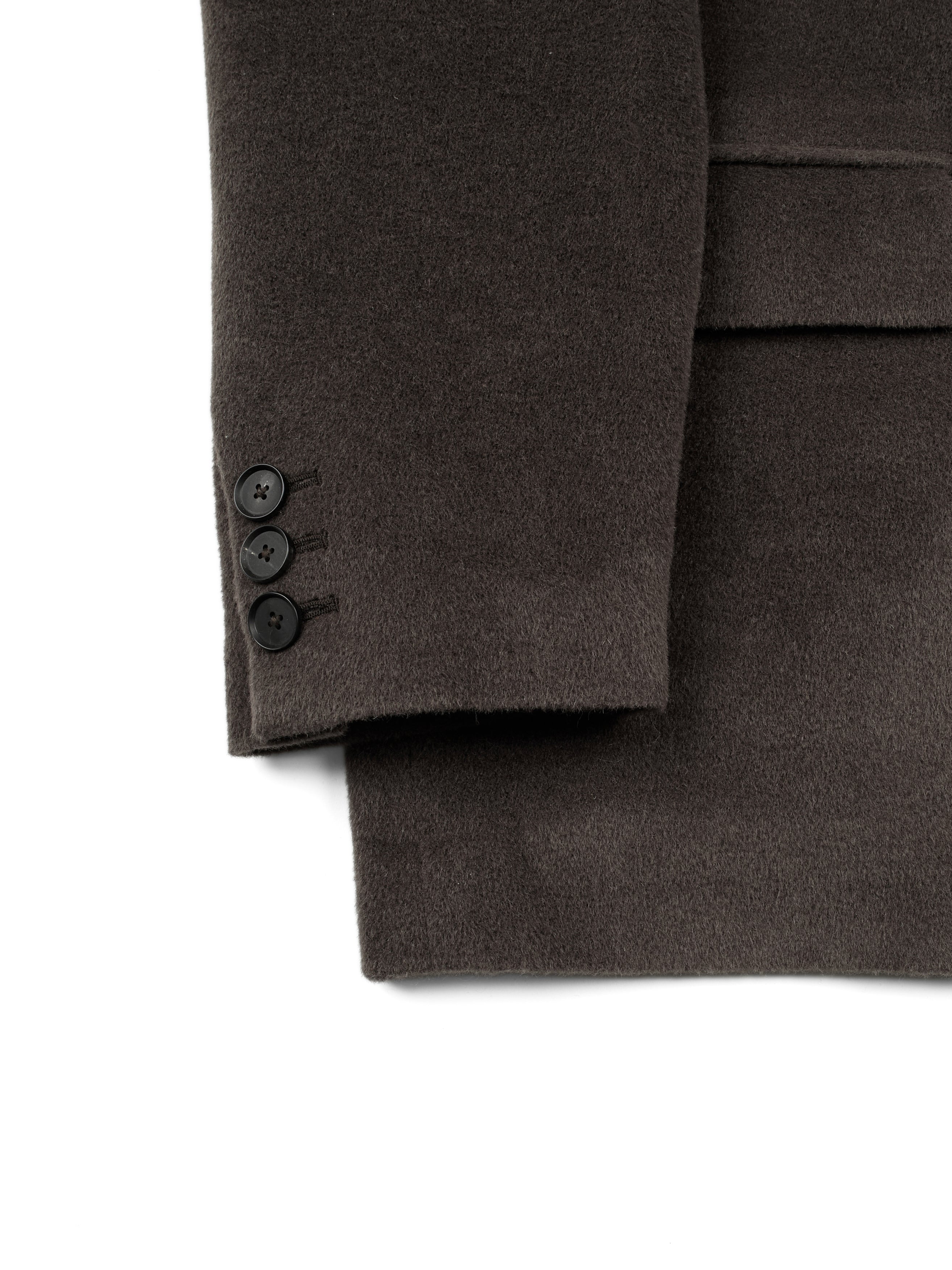 SURI ALPACA/WOOL/SILK BEAVER JACKET for WOMEN｜BROWN – Cornier