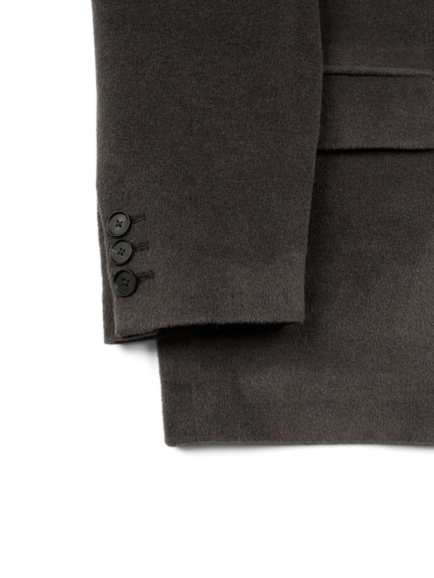 SURI ALPACA/WOOL/SILK BEAVER JACKET for WOMEN｜BROWN