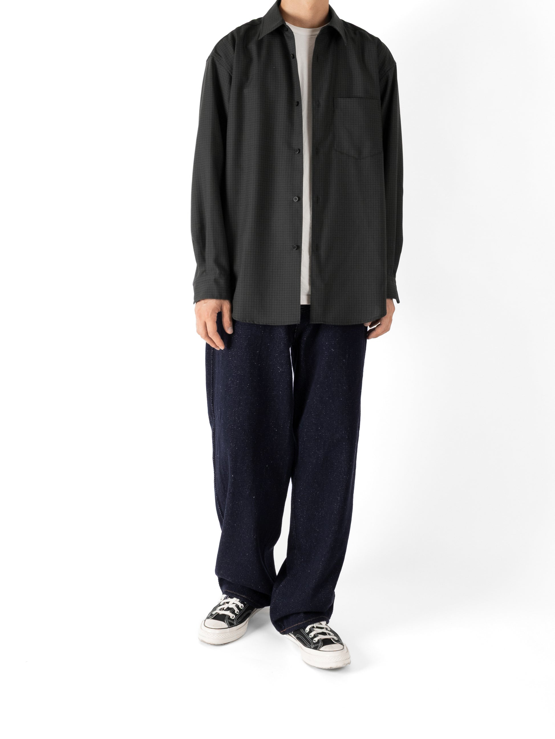 Model 176cm/62kg size M color DARK NAVY着用