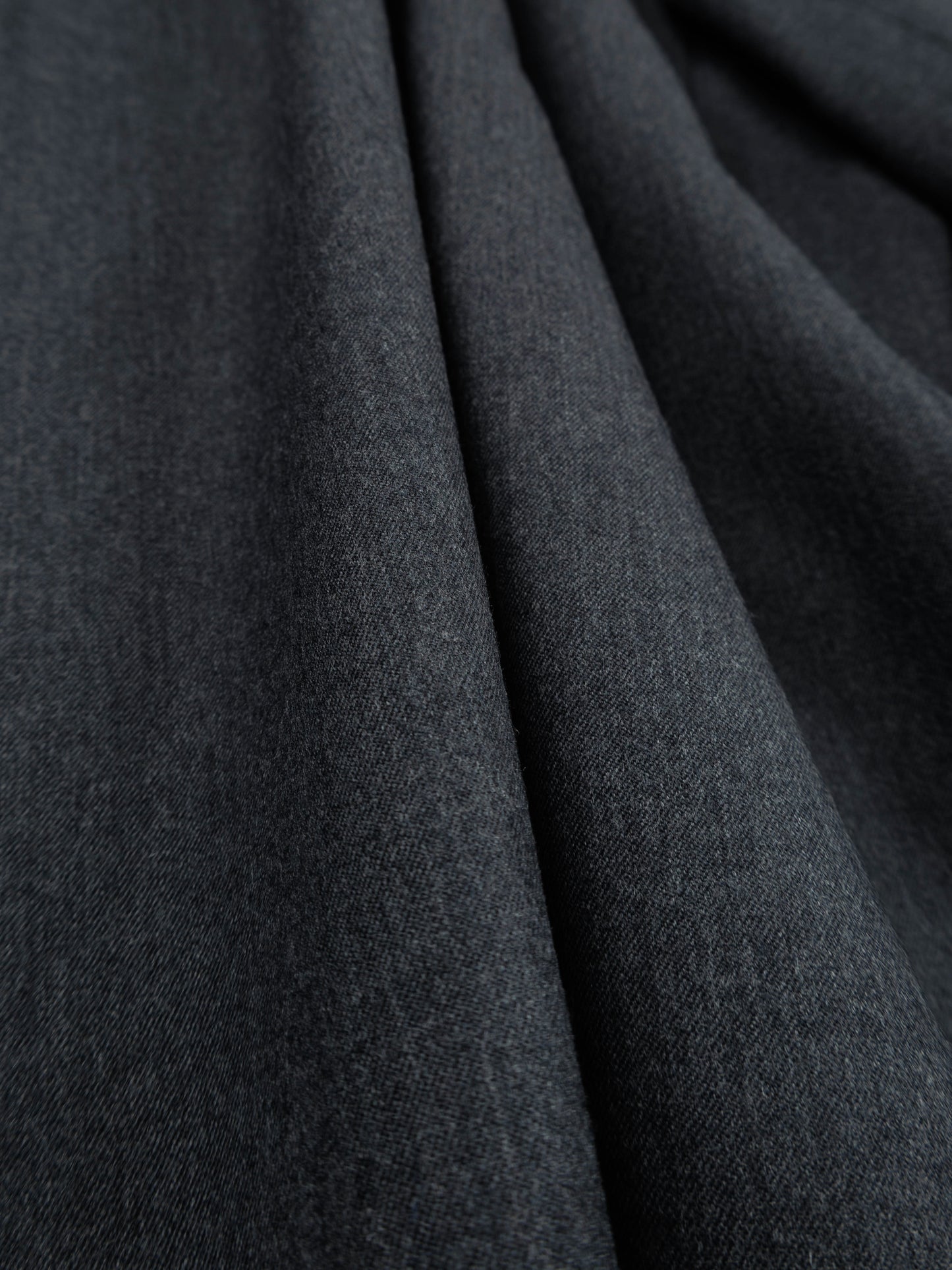 Super130's WORSTED WOOL LIGHT MILLED NO COLLAR JACKET for WOMEN｜TOP GRAY