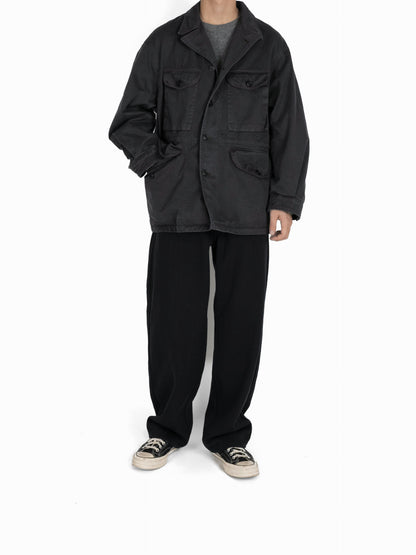 Model 176cm/62kg size M color INK BLACK着用