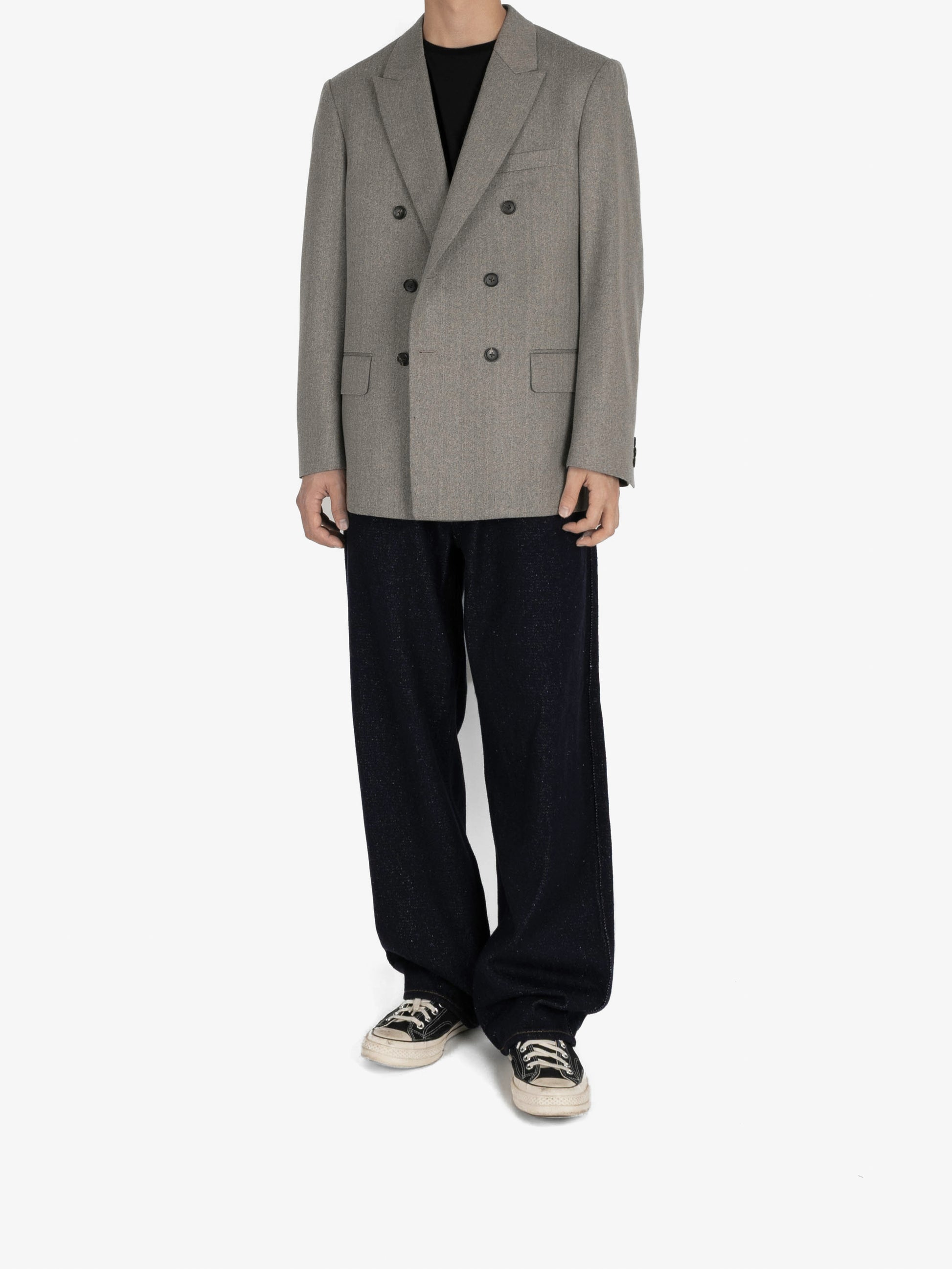 Model 176cm/62kg size M color BROWN着用