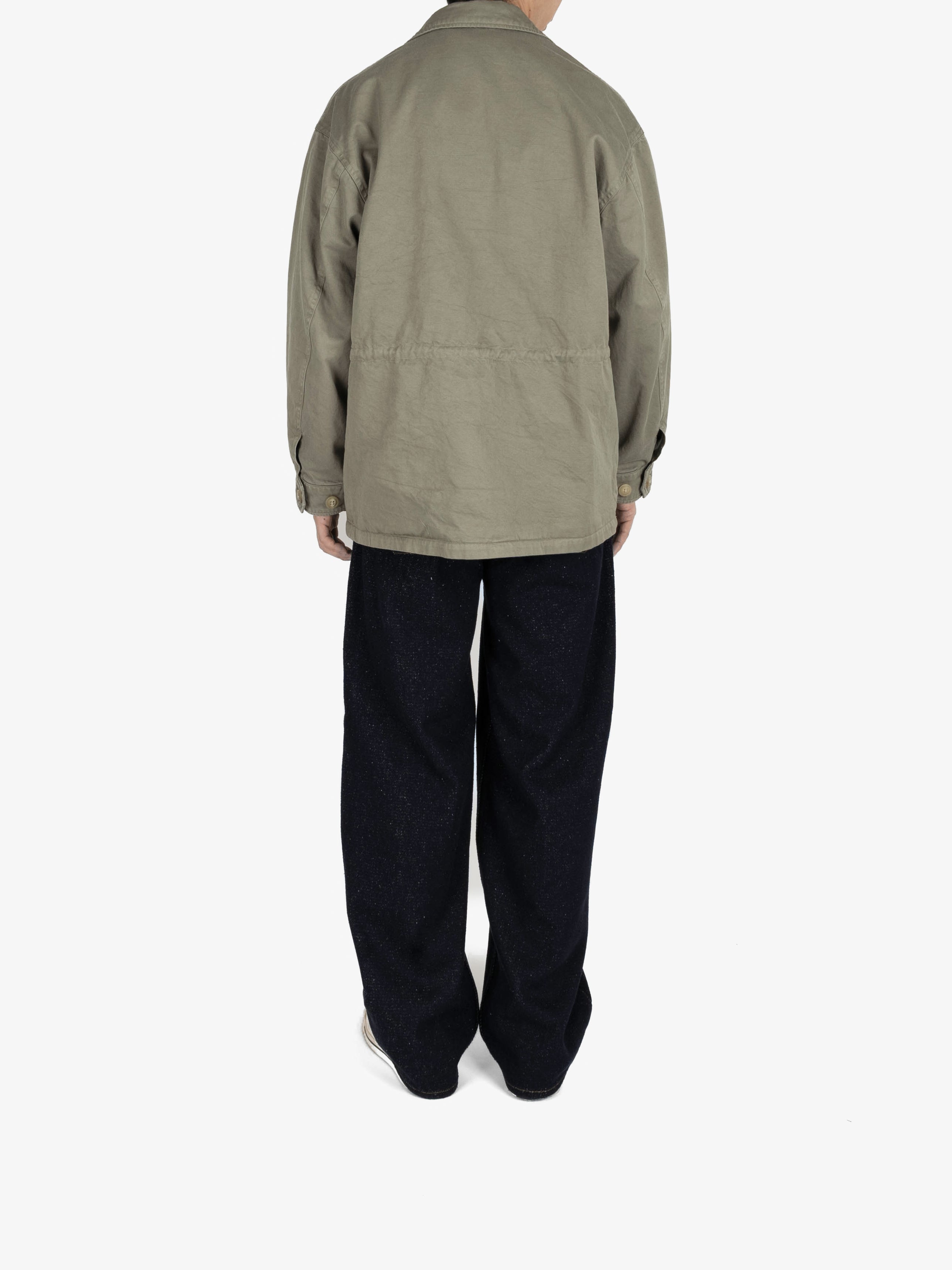 GARMENT DYED FINX/ZIMBABWE COTTON TWILL M-43 FIELD JKT｜MOCHA