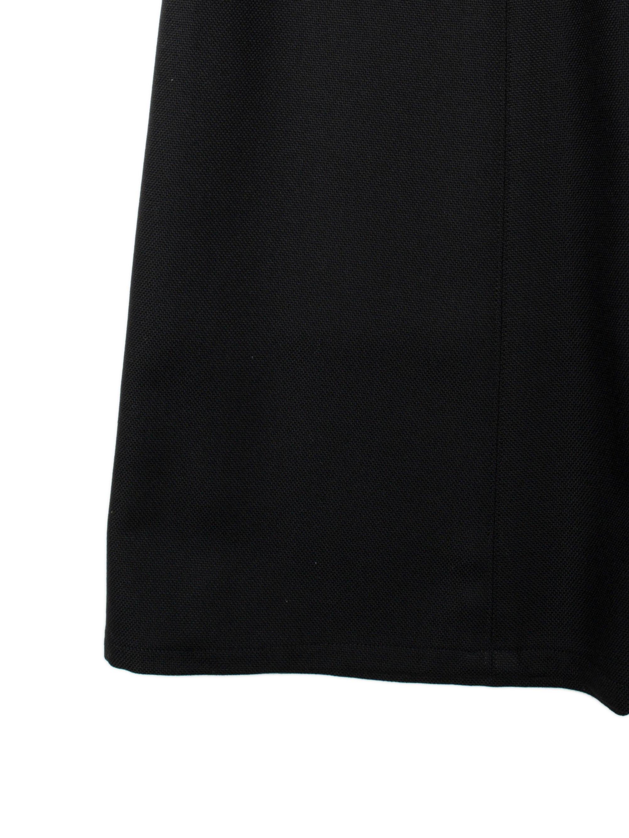 Super140's WOOL MAT SKIRT|BLACK – Cornier Super140's WOOL MAT SKIRT|BLACK – Cornier