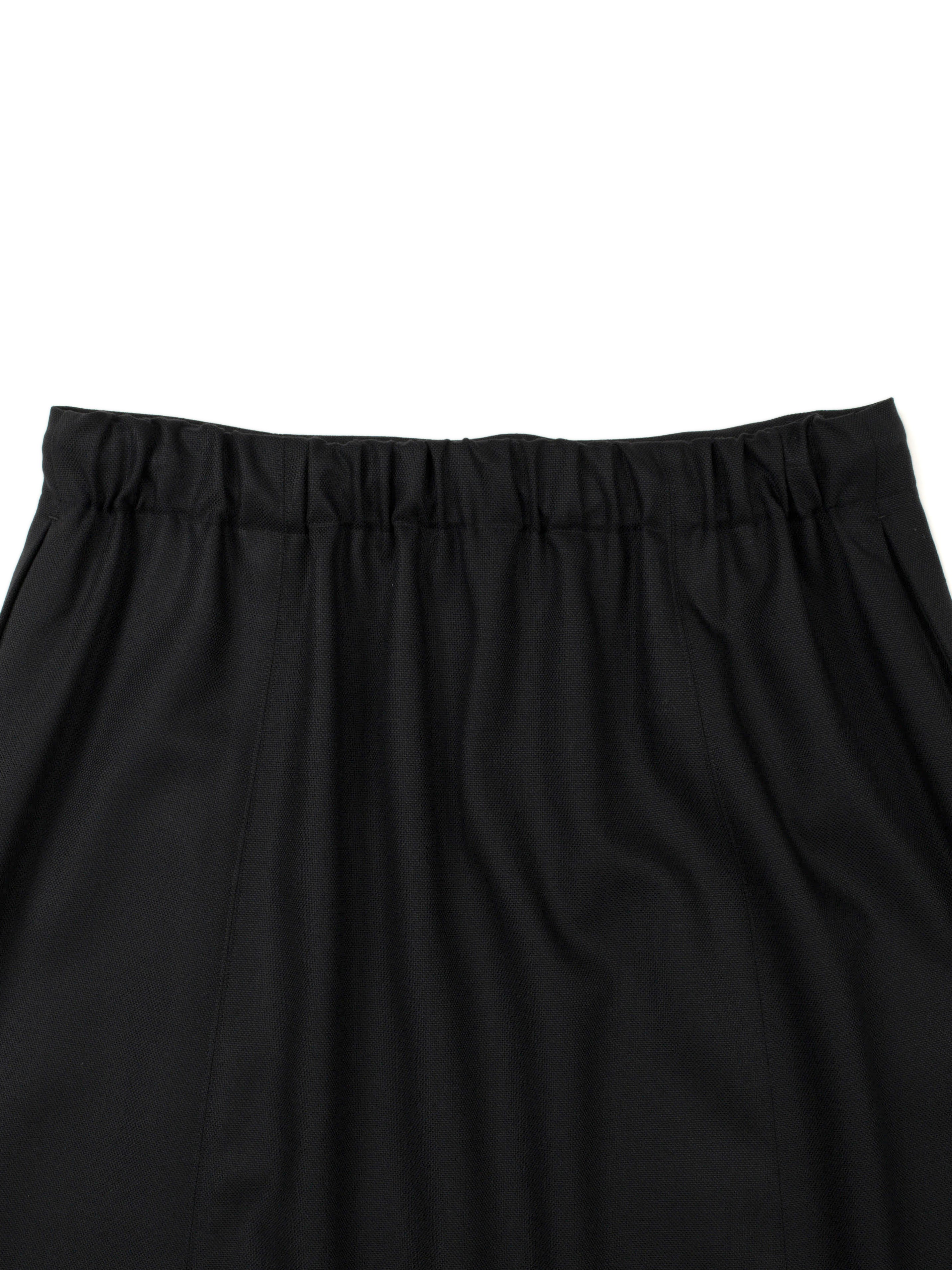 Super140's WOOL MAT SKIRT｜BLACK – Cornier