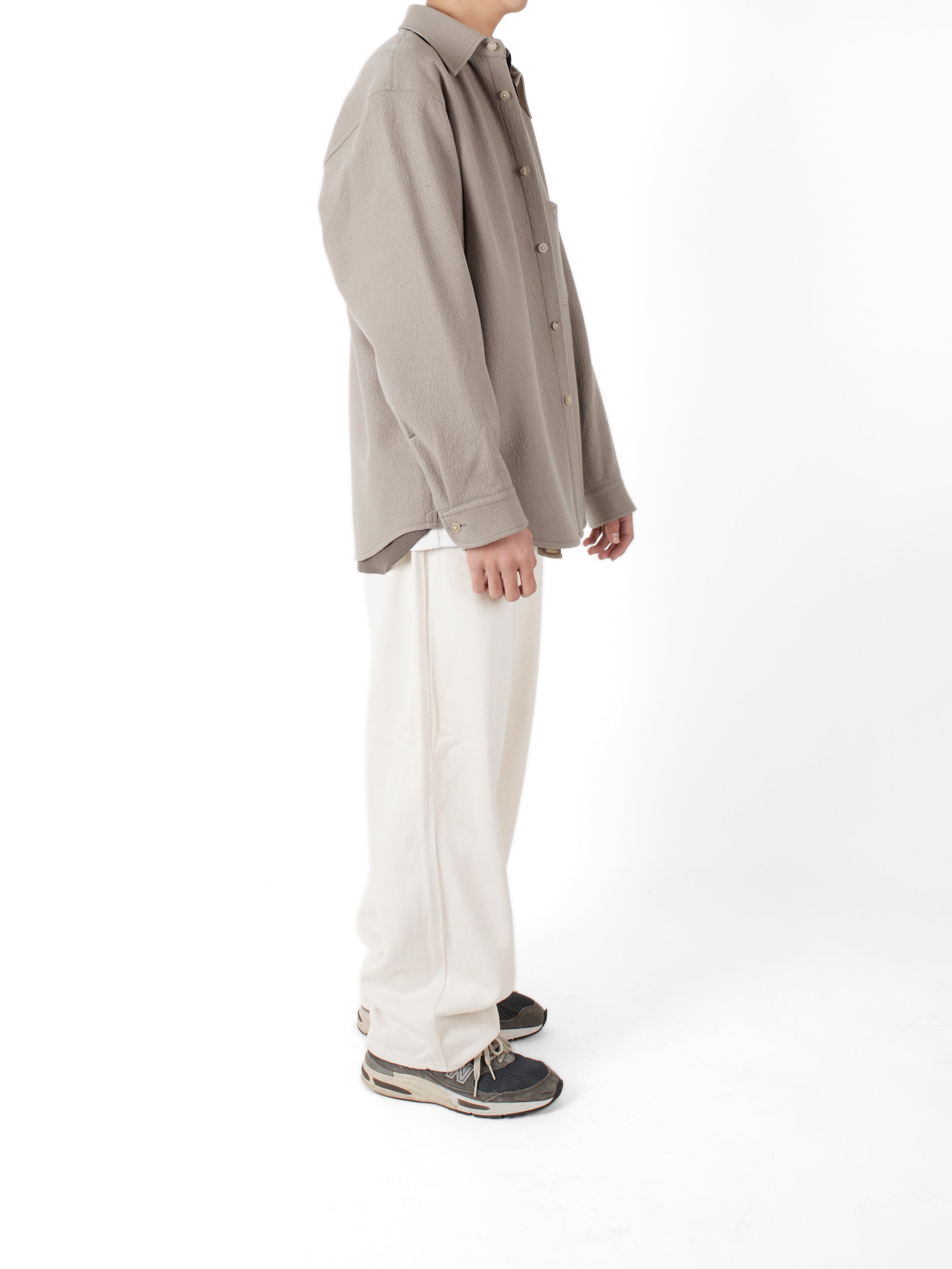 SILK NEP DENIM PANTS｜WHITE – Cornier