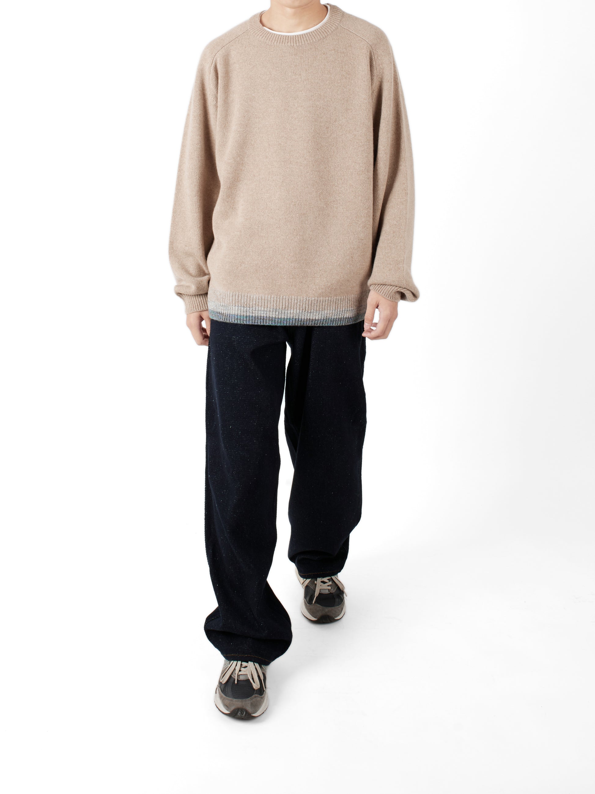 Model 165cm/53kg size S color DARK NAVY着用