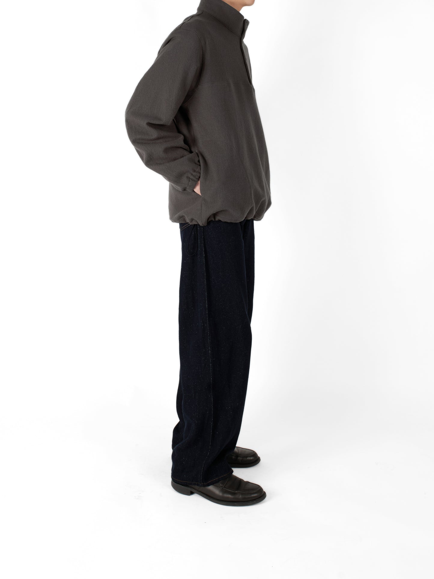 Model 176cm/62kg size M color GRAY着用