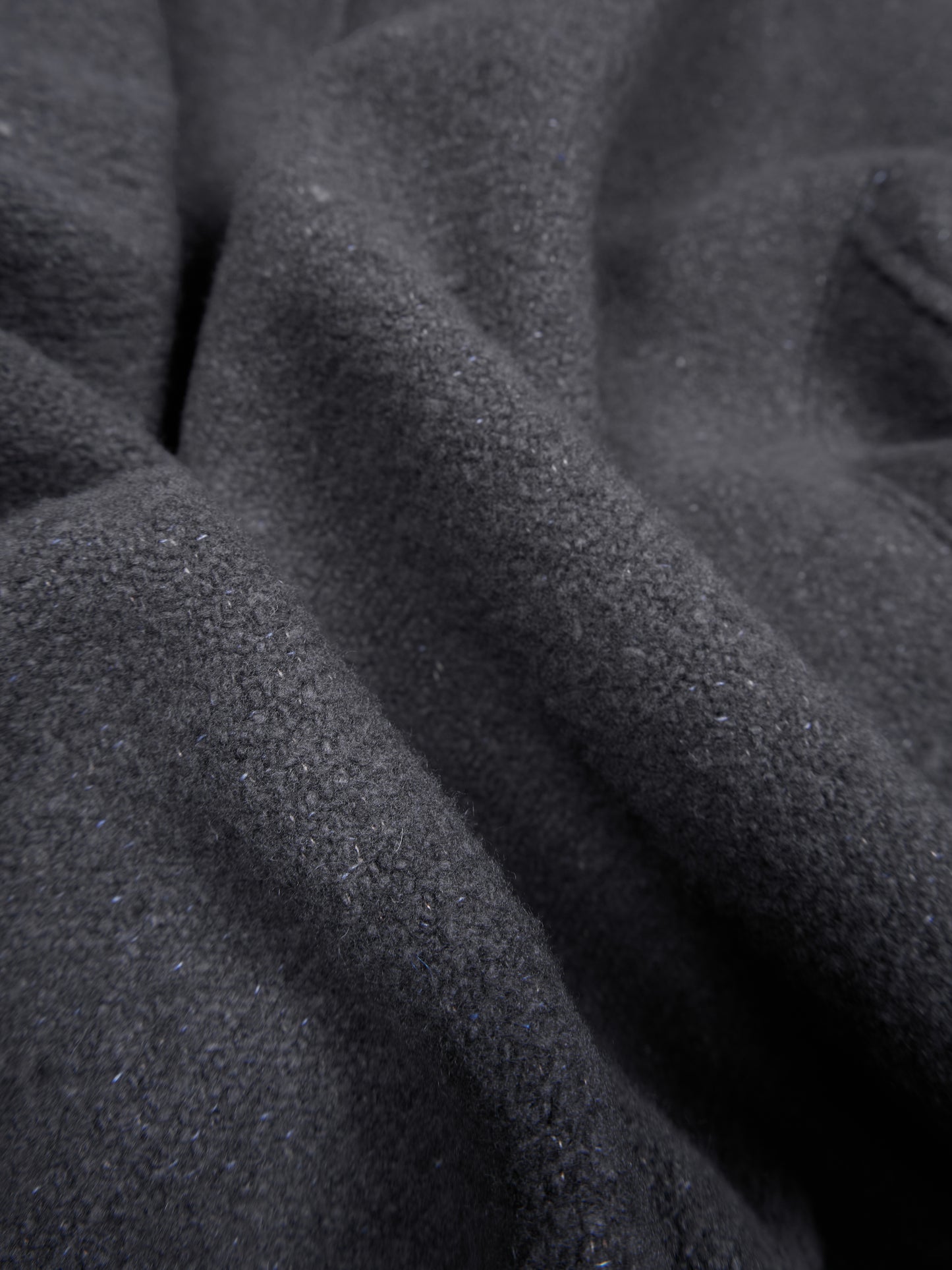 Super140's WOOL /LINEN TWISTED TWEED VEST｜GRAY