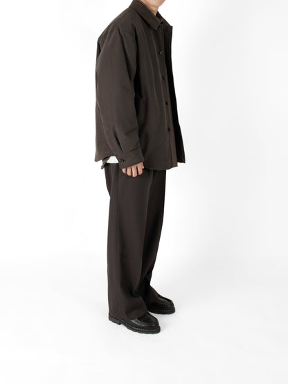 Model 165cm/53kg size S color BLACK BROWN着用