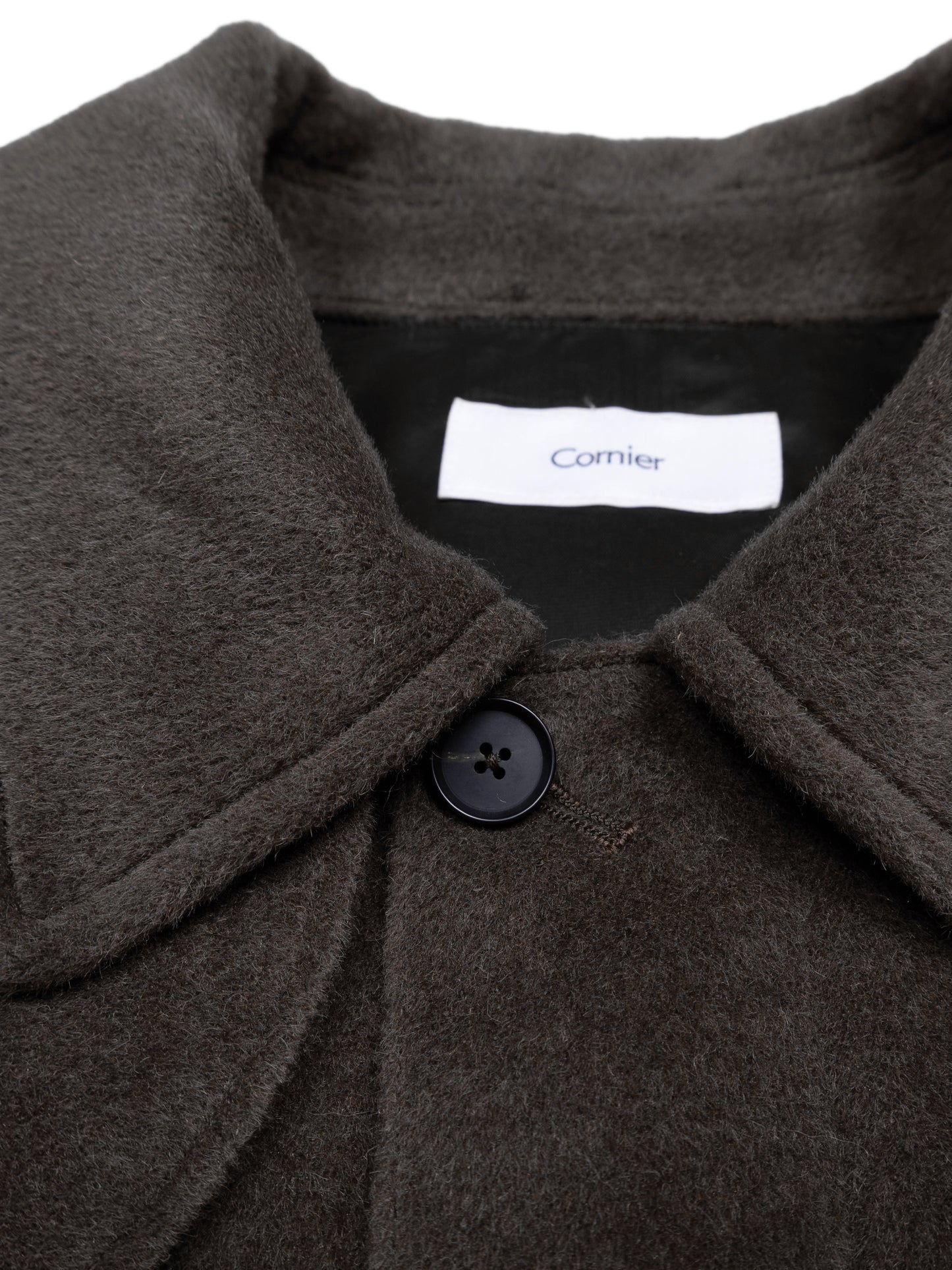 SURI ALPACA/WOOL/SILK BEAVER BLOUSON｜BROWN