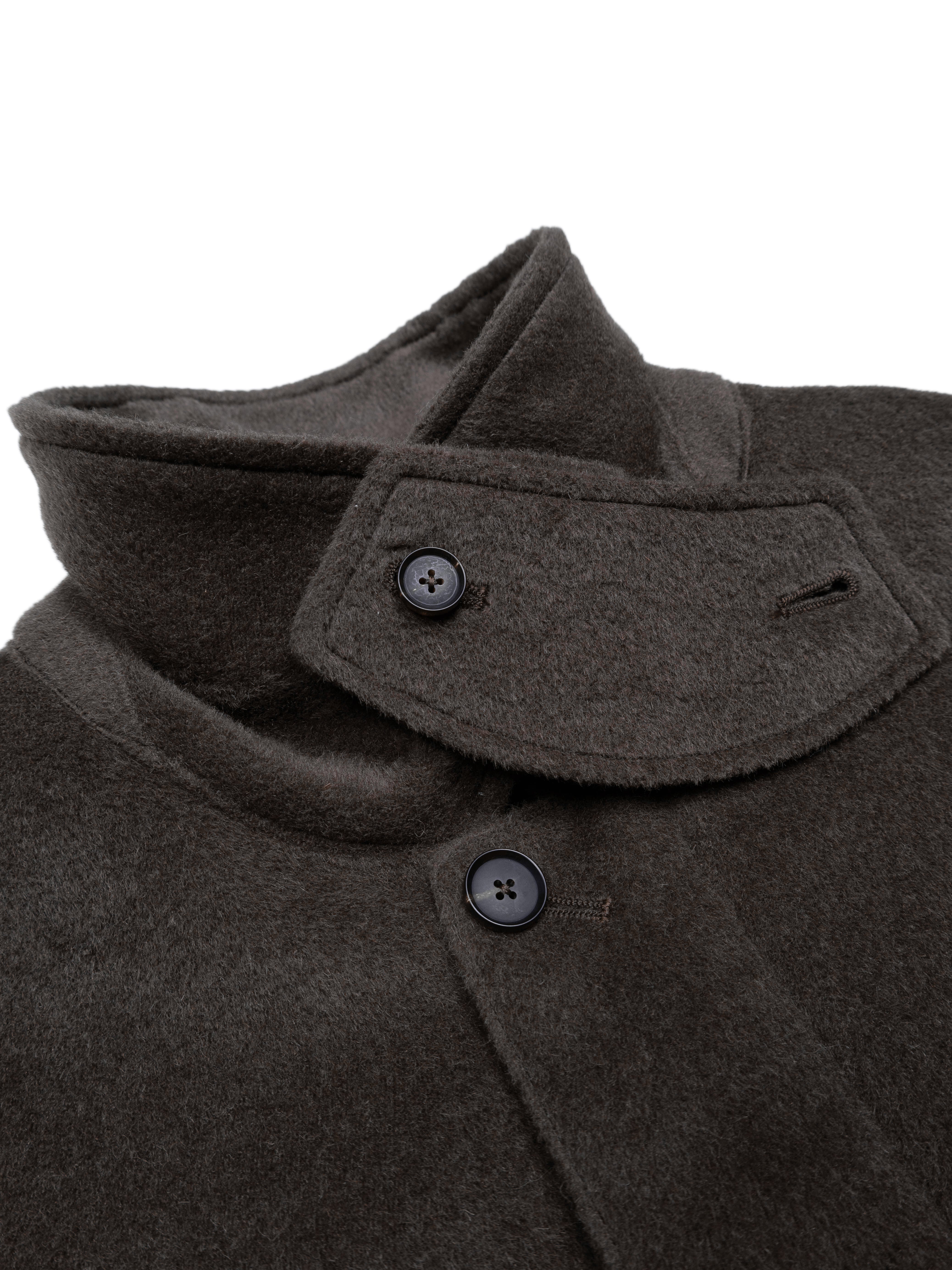 SURI ALPACA/WOOL/SILK BEAVER BLOUSON｜BROWN – Cornier