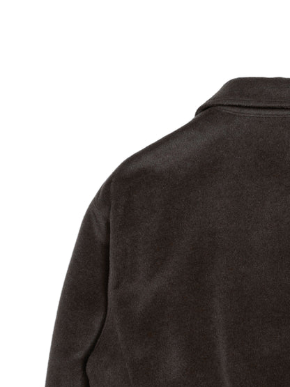 SURI ALPACA/WOOL/SILK BEAVER BLOUSON｜BROWN