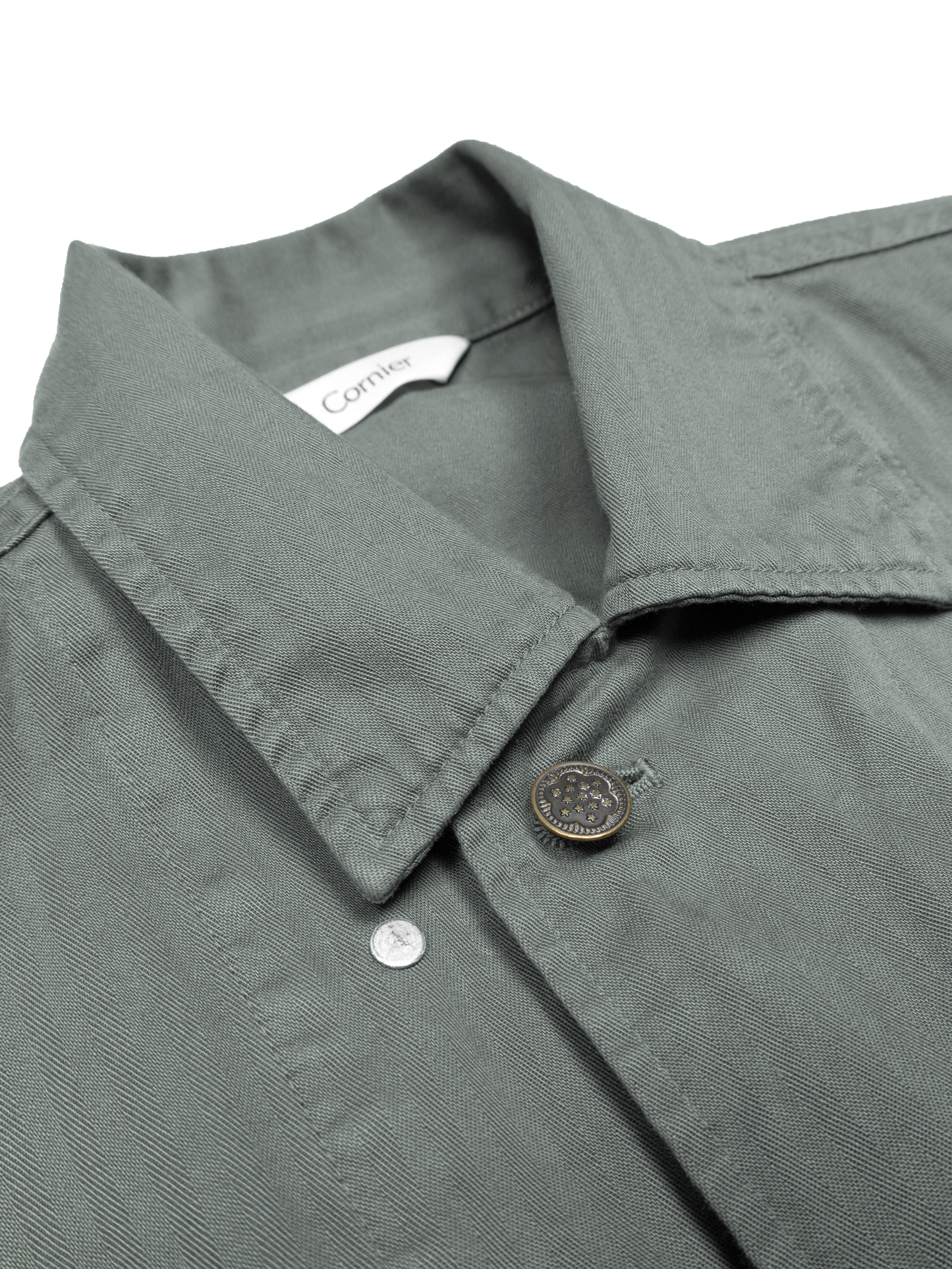 GARMENT DYED FINX COTTON M43-HBT JACKET｜FOG KHAKI