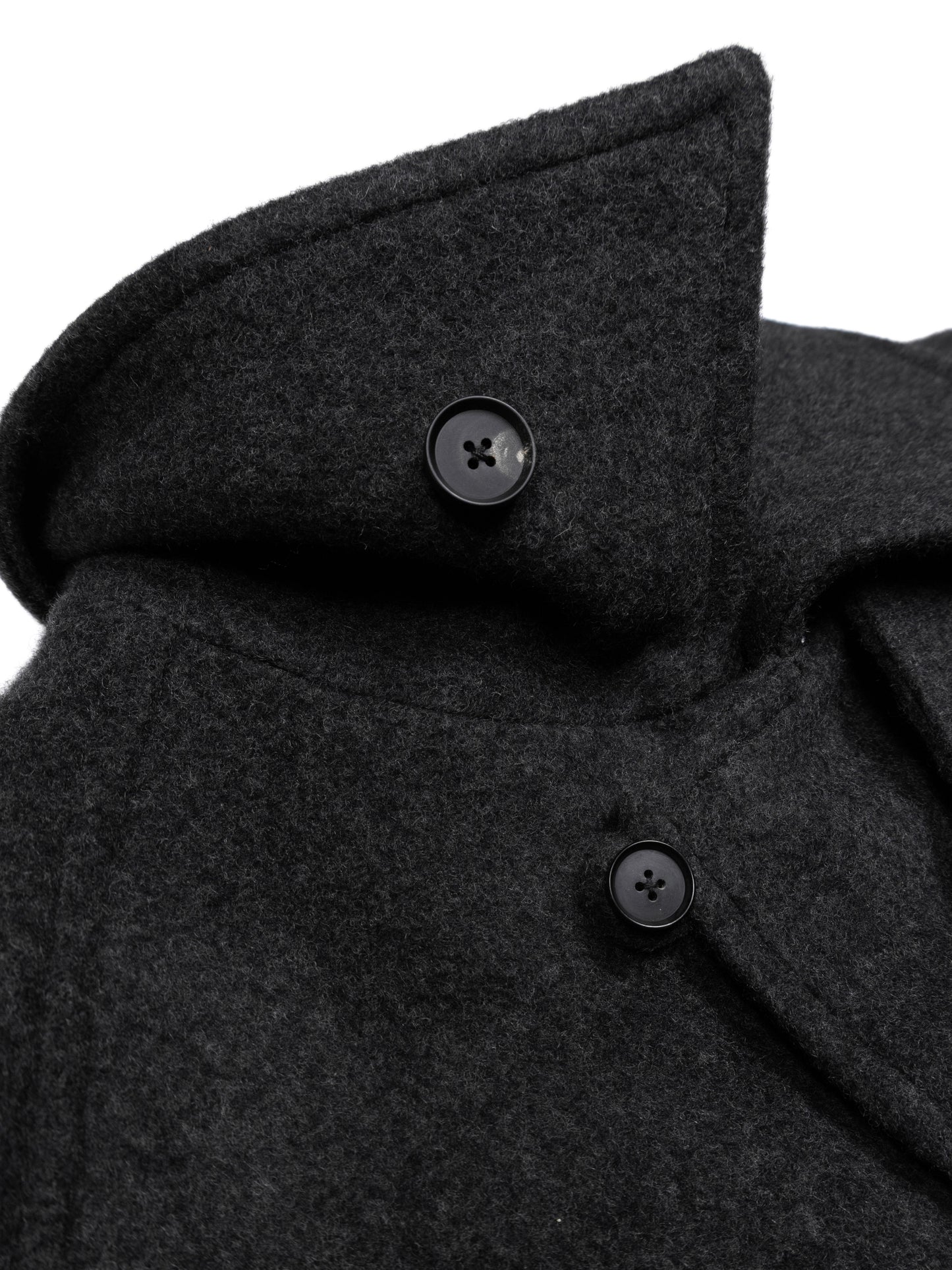 WOOL/CASHMERE MOSSER BALMACAAN COAT for WOMEN｜TOP BLACK