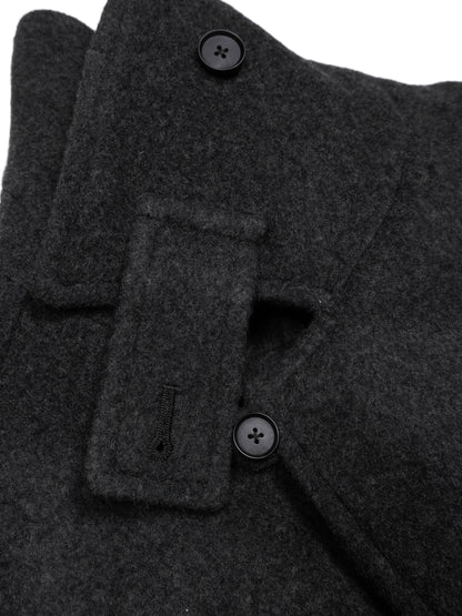 WOOL/CASHMERE MOSSER BALMACAAN COAT for WOMEN｜TOP BLACK