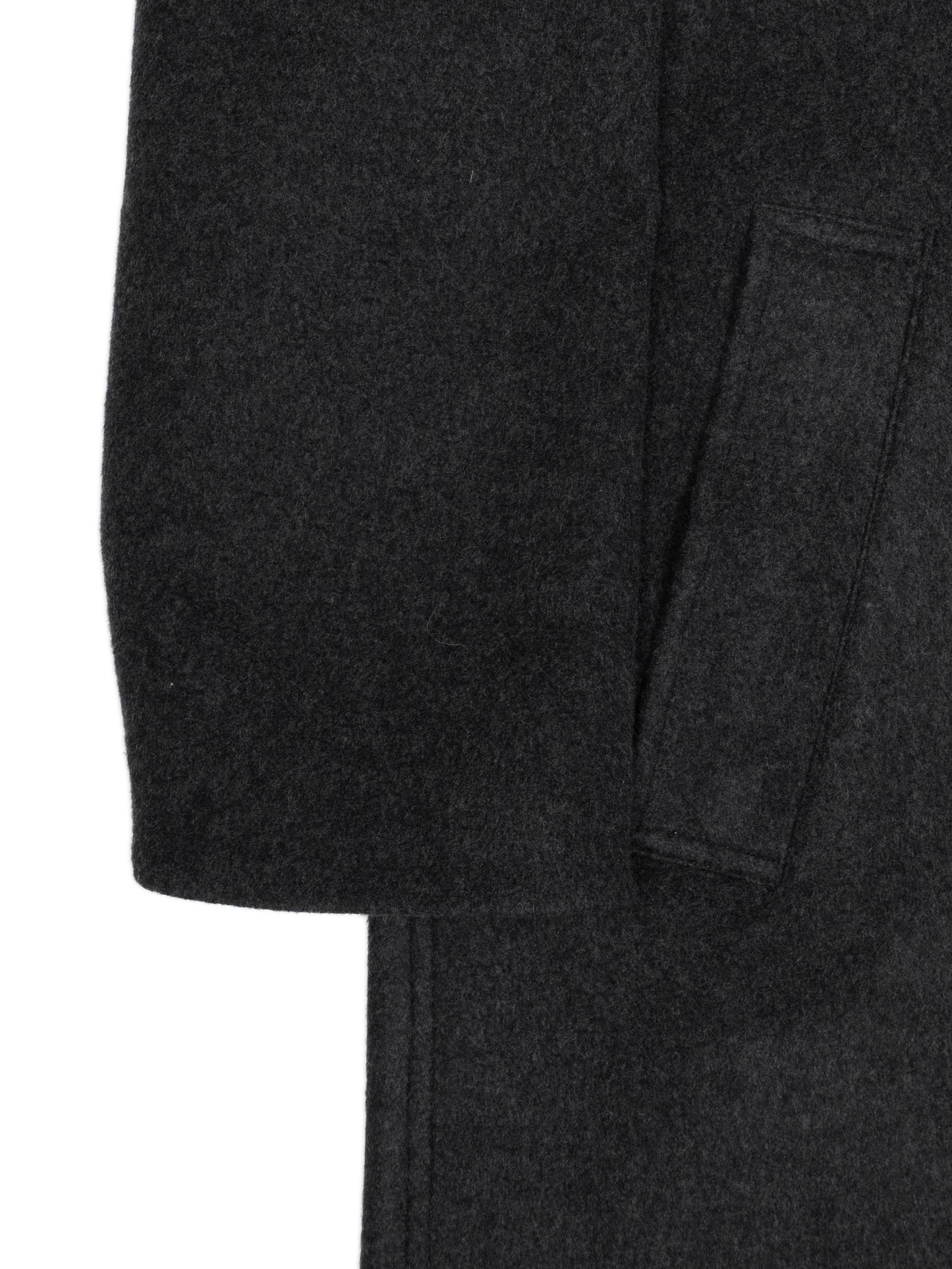 WOOL/CASHMERE MOSSER BALMACAAN COAT for WOMEN｜TOP BLACK