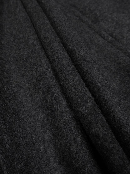 WOOL/CASHMERE MOSSER BALMACAAN COAT for WOMEN｜TOP BLACK