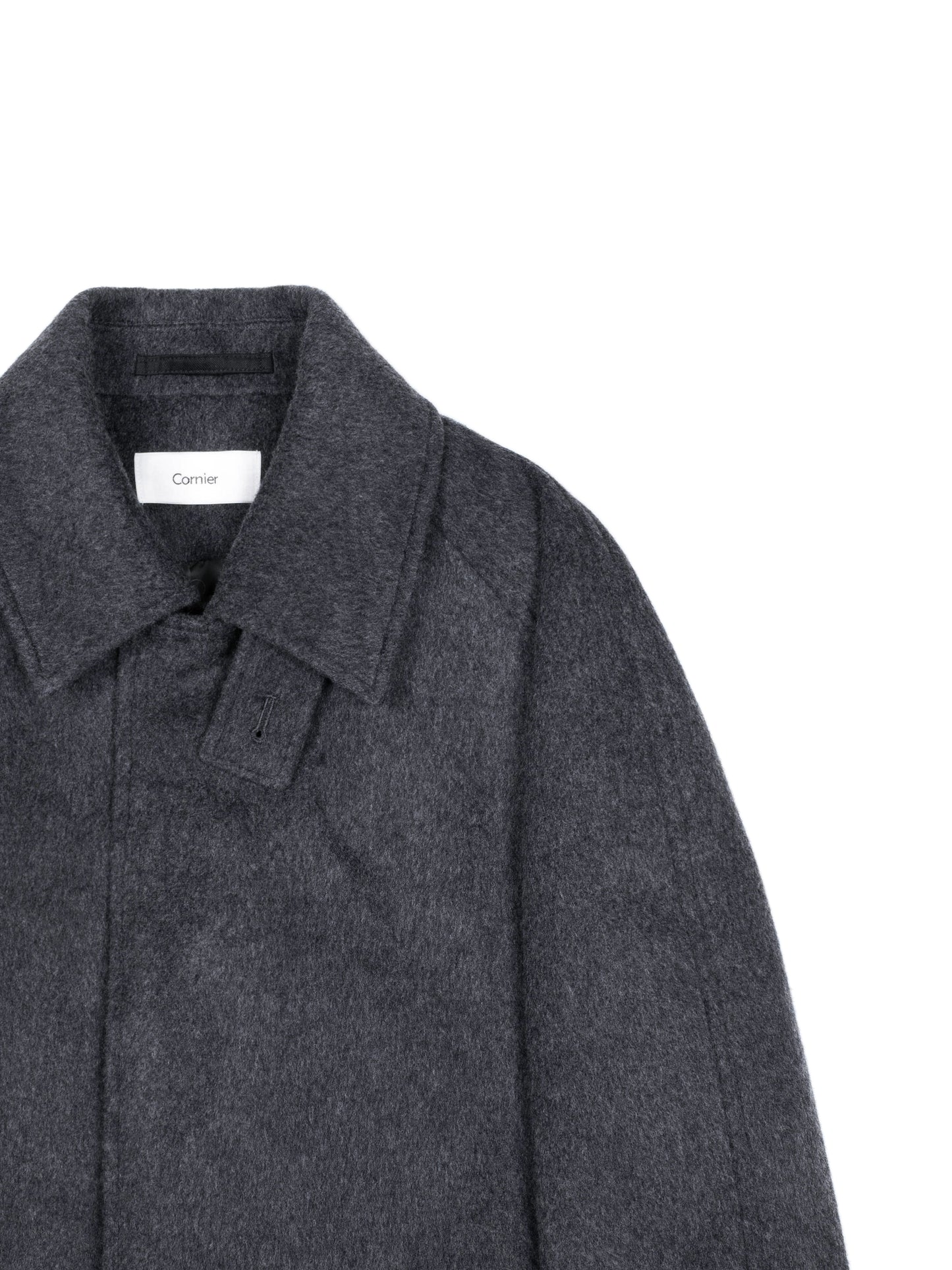 WOOL/CASHMERE MOSSER BALMACAAN COAT for WOMEN｜TOP GRAY