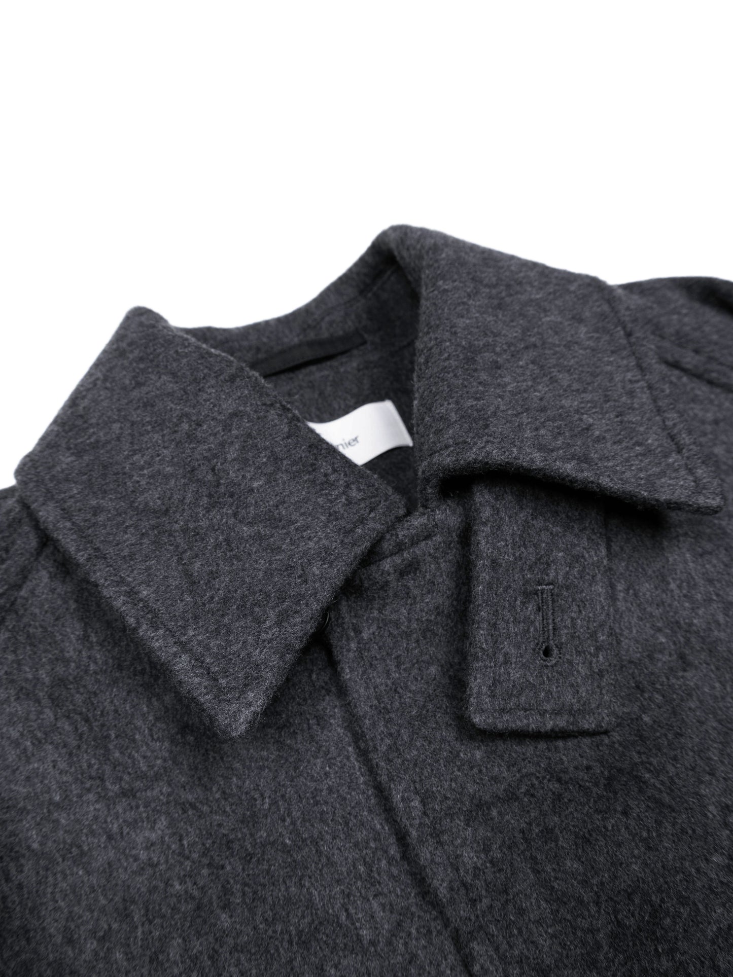 WOOL/CASHMERE MOSSER BALMACAAN COAT for WOMEN｜TOP GRAY