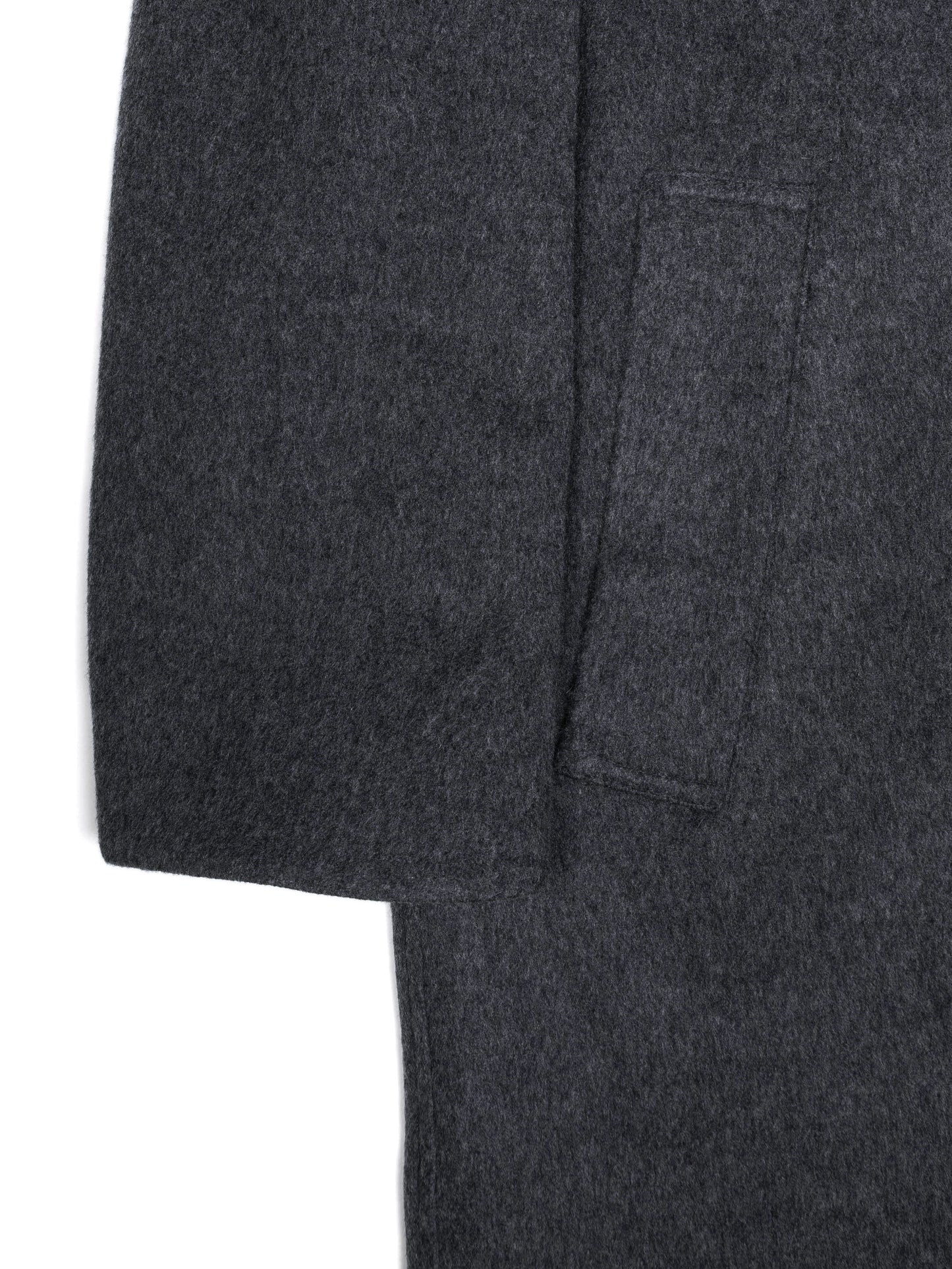 WOOL/CASHMERE MOSSER BALMACAAN COAT for WOMEN｜TOP GRAY