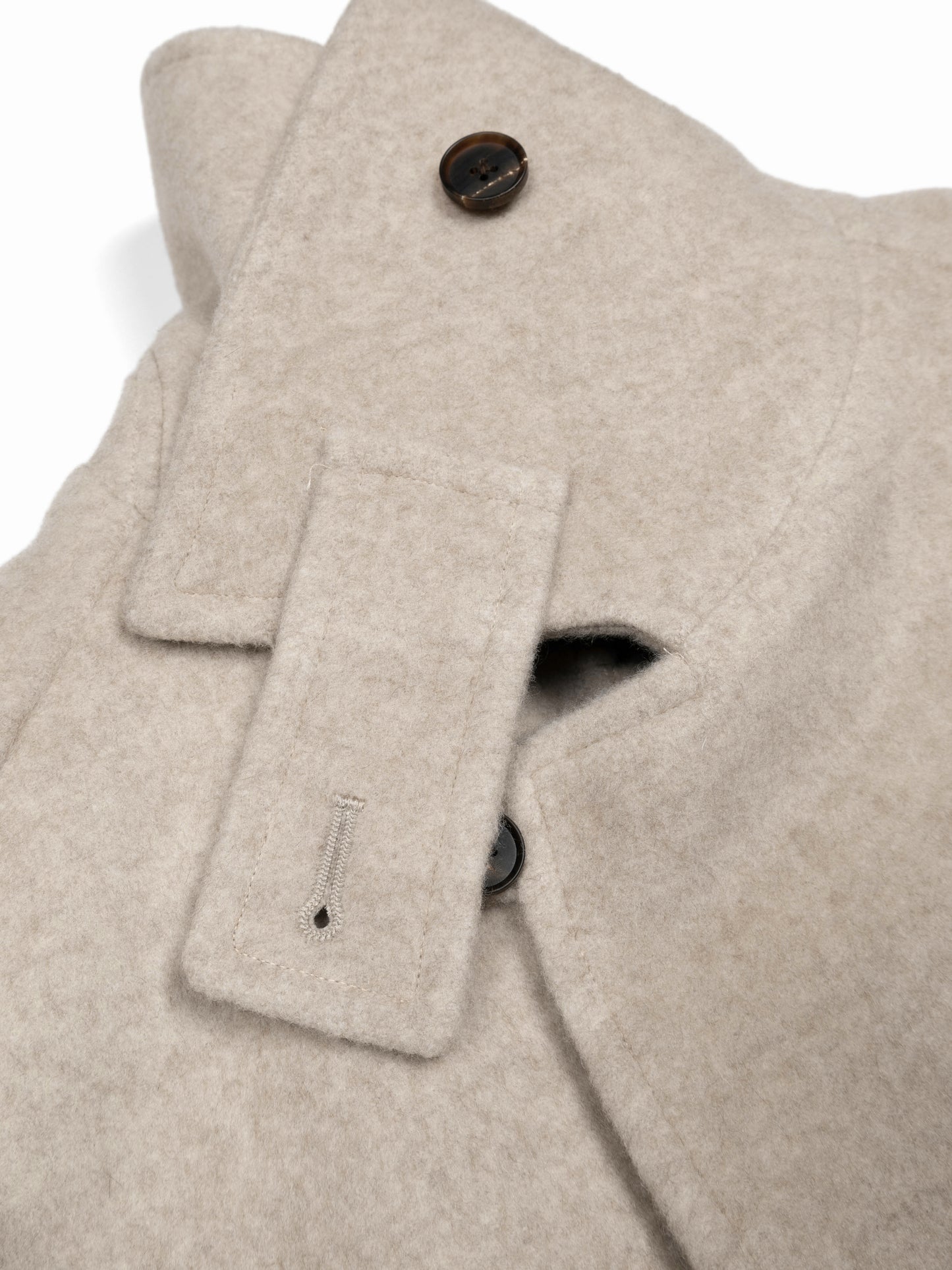 WOOL/CASHMERE MOSSER BALMACAAN COAT for WOMEN｜TOP BROWN