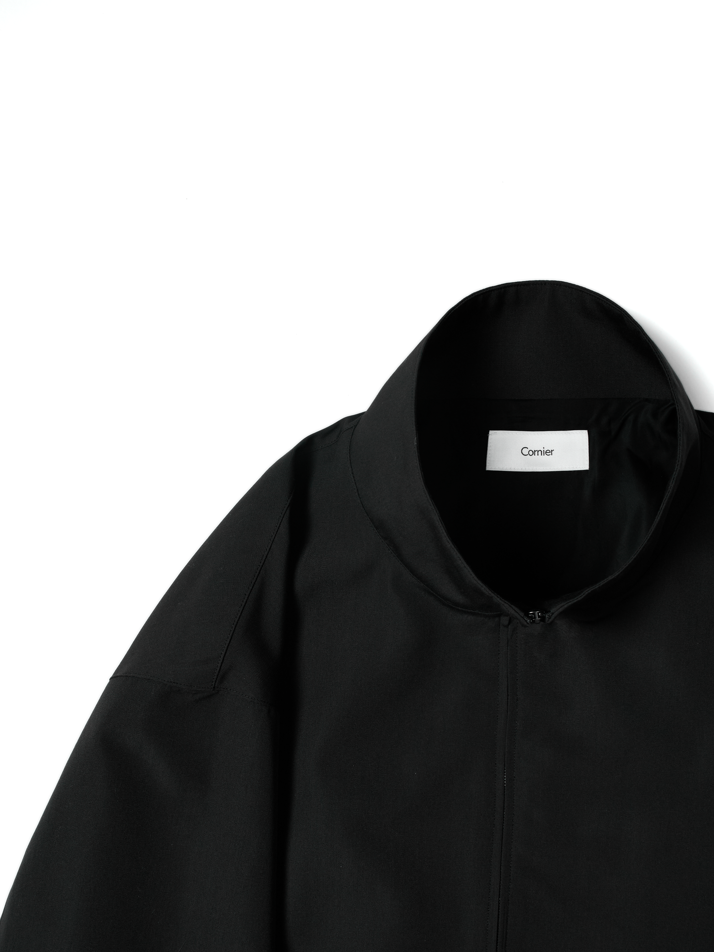 THE FINEST WOOL CANVAS BLOUSON｜BLACK