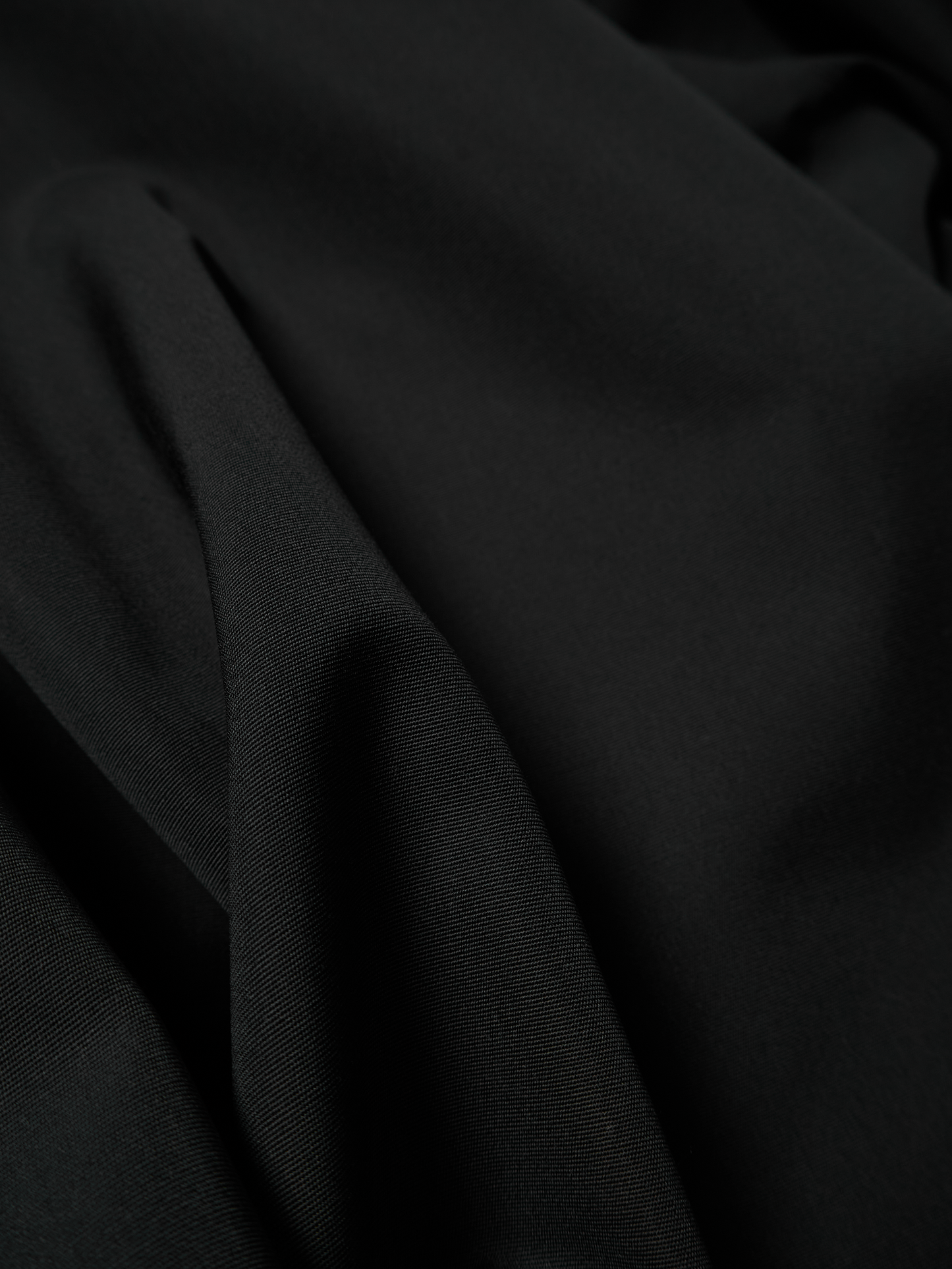 THE FINEST WOOL CANVAS BLOUSON｜BLACK