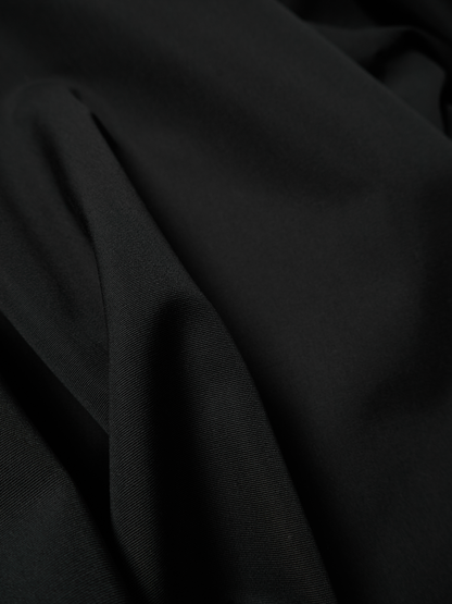 THE FINEST WOOL CANVAS BLOUSON｜BLACK