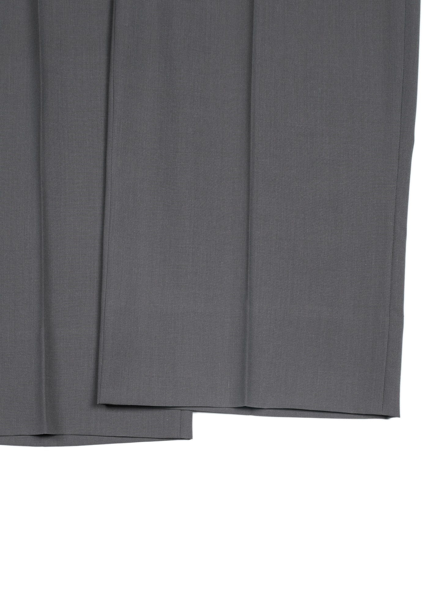 Super130's WORSTED WOOL TROPICAL SLACKS｜ASH TAUPE