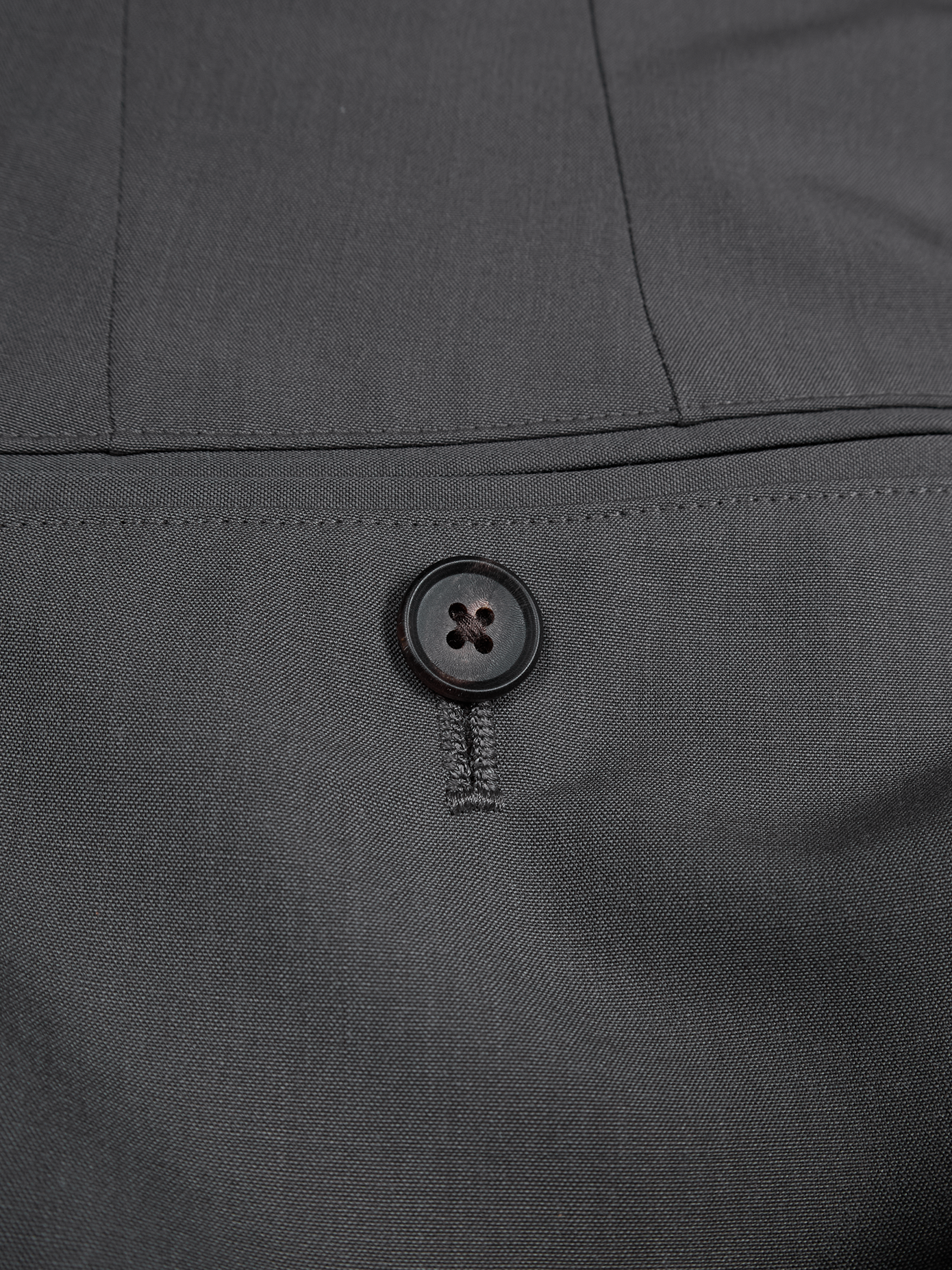 Super130's WORSTED WOOL TROPICAL SLACKS｜ASH TAUPE