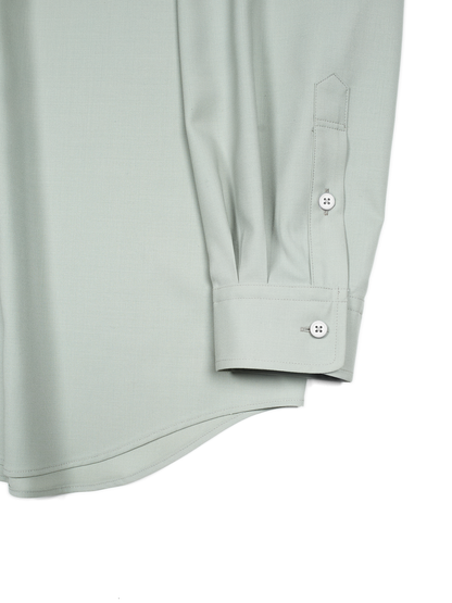 Super180's WORSTED WOOL SHIRTS｜SAGE