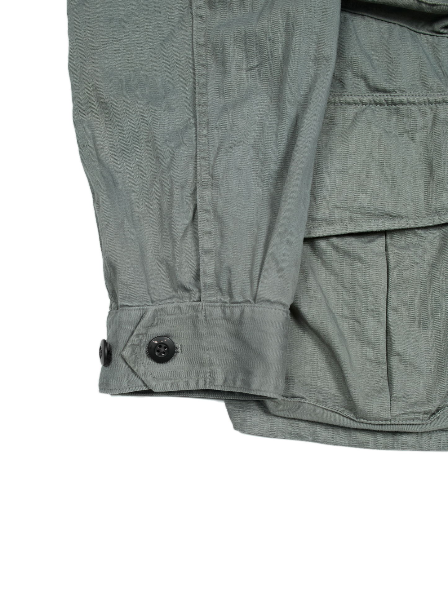 GARMENT DYED FINX COTTON JUNGLE FATIGUE JKT｜FOG KHAKI