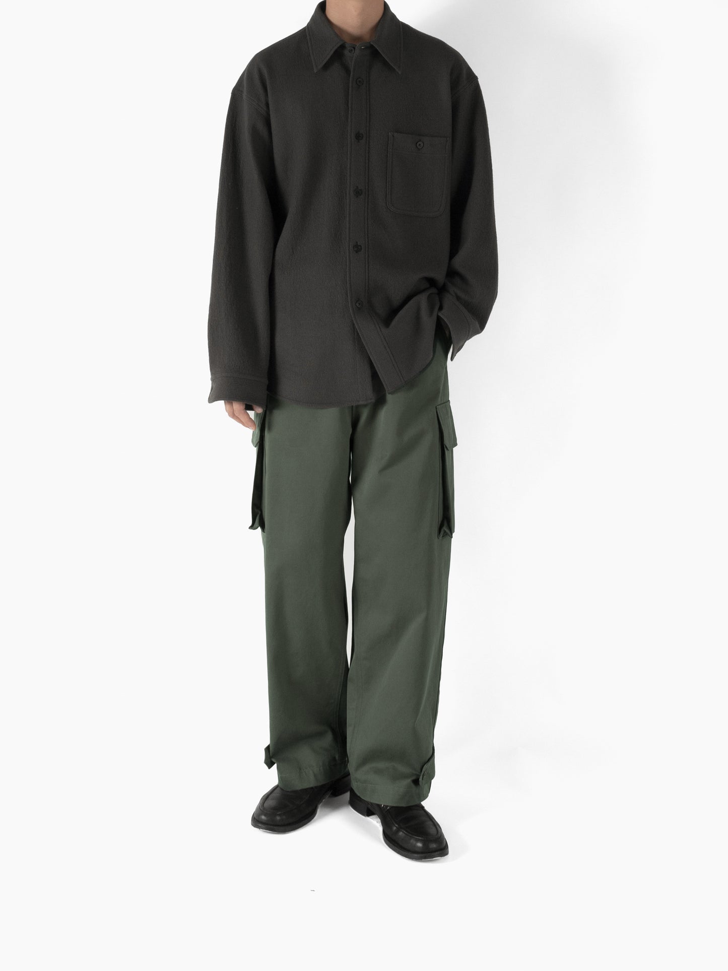 Model 176cm/62kg size M color GRAY着用