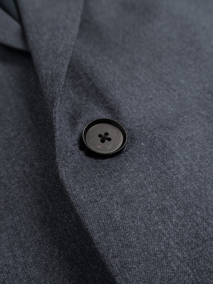 Super130's WORSTED WOOL LIGHT MILLED TAILORED JACKET｜TOP GRAY