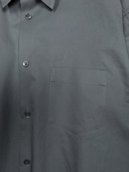 FINX COTTON TWILL REGULAR SHIRTS｜GRAY