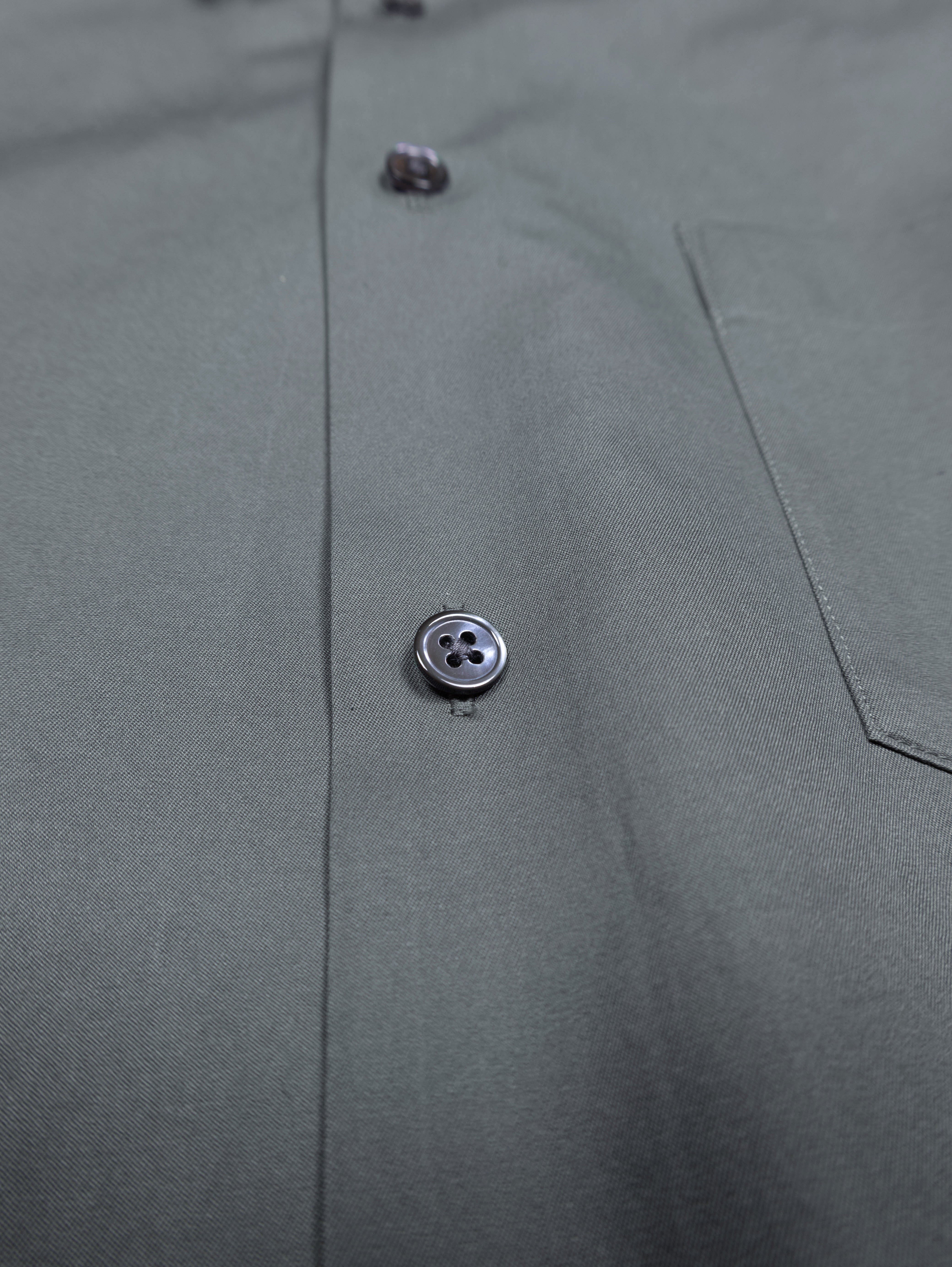 FINX COTTON TWILL REGULAR SHIRTS｜GRAY – Cornier