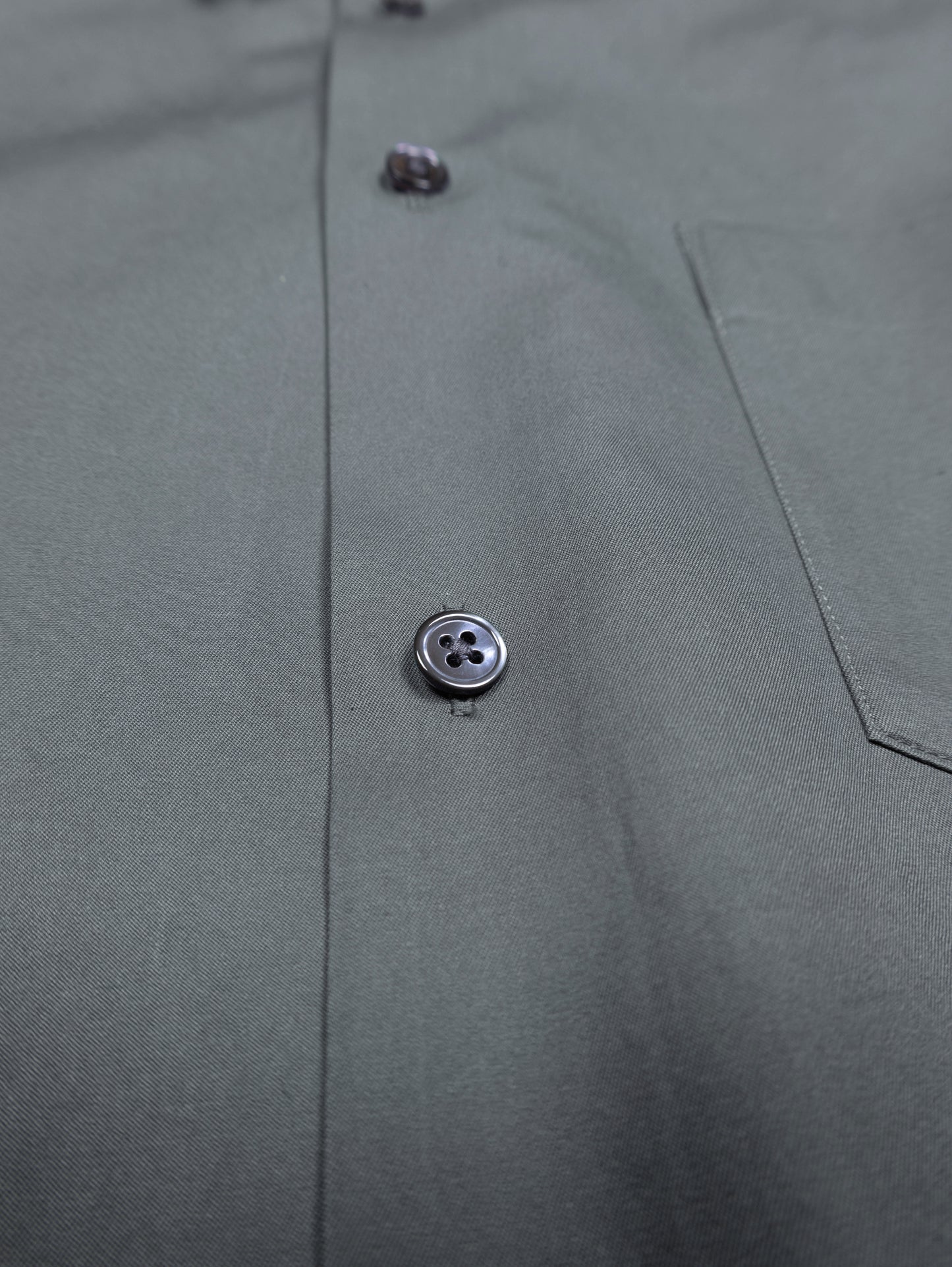FINX COTTON TWILL REGULAR SHIRTS｜GRAY