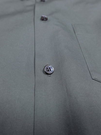 FINX COTTON TWILL REGULAR SHIRTS｜GRAY