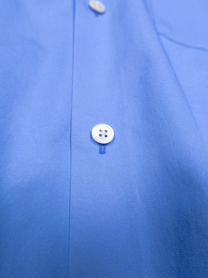 FINX COTTON TWILL REGULAR SHIRTS｜SAXE BLUE