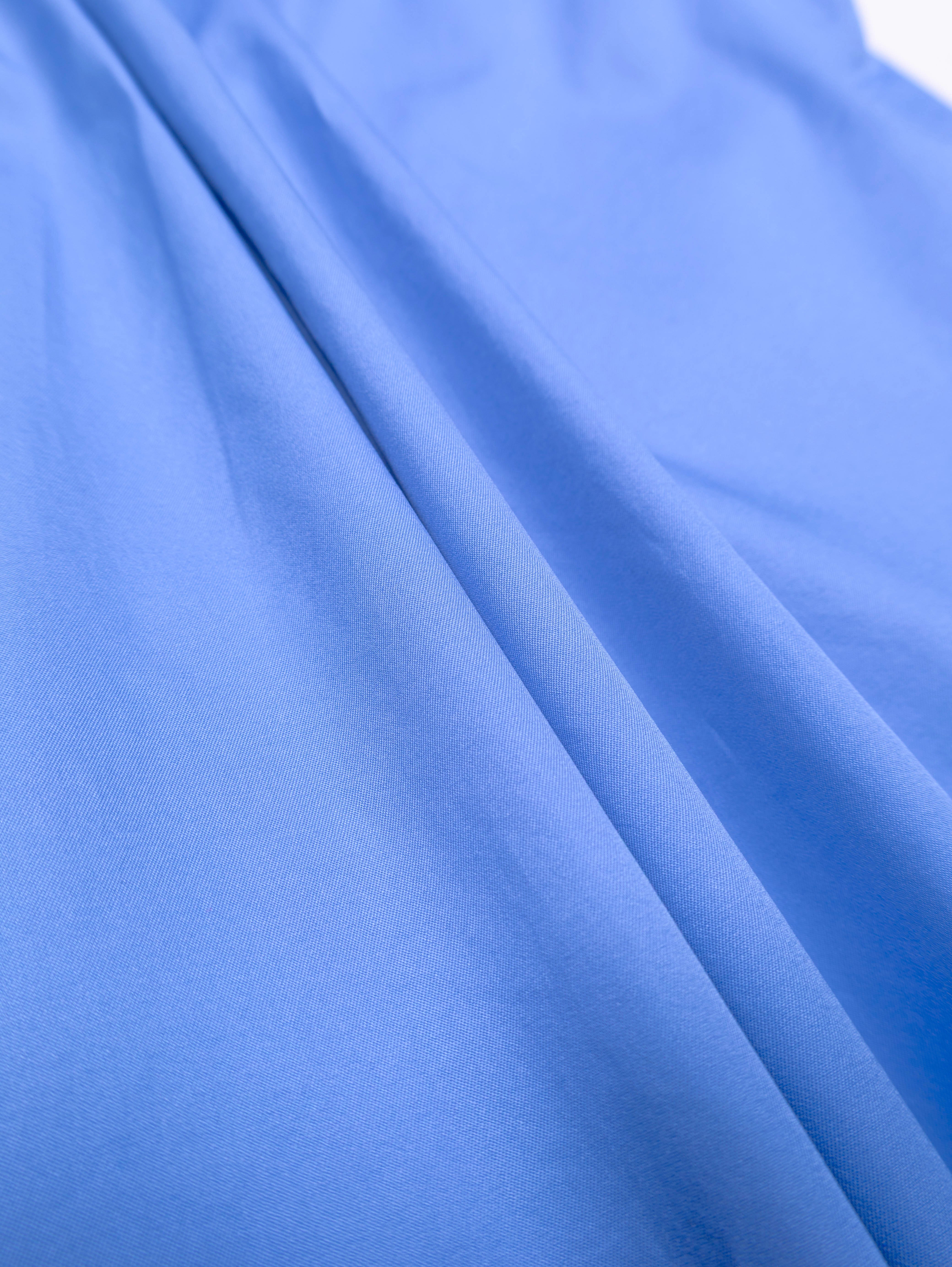 FINX COTTON TWILL REGULAR SHIRTS｜SAXE BLUE – Cornier