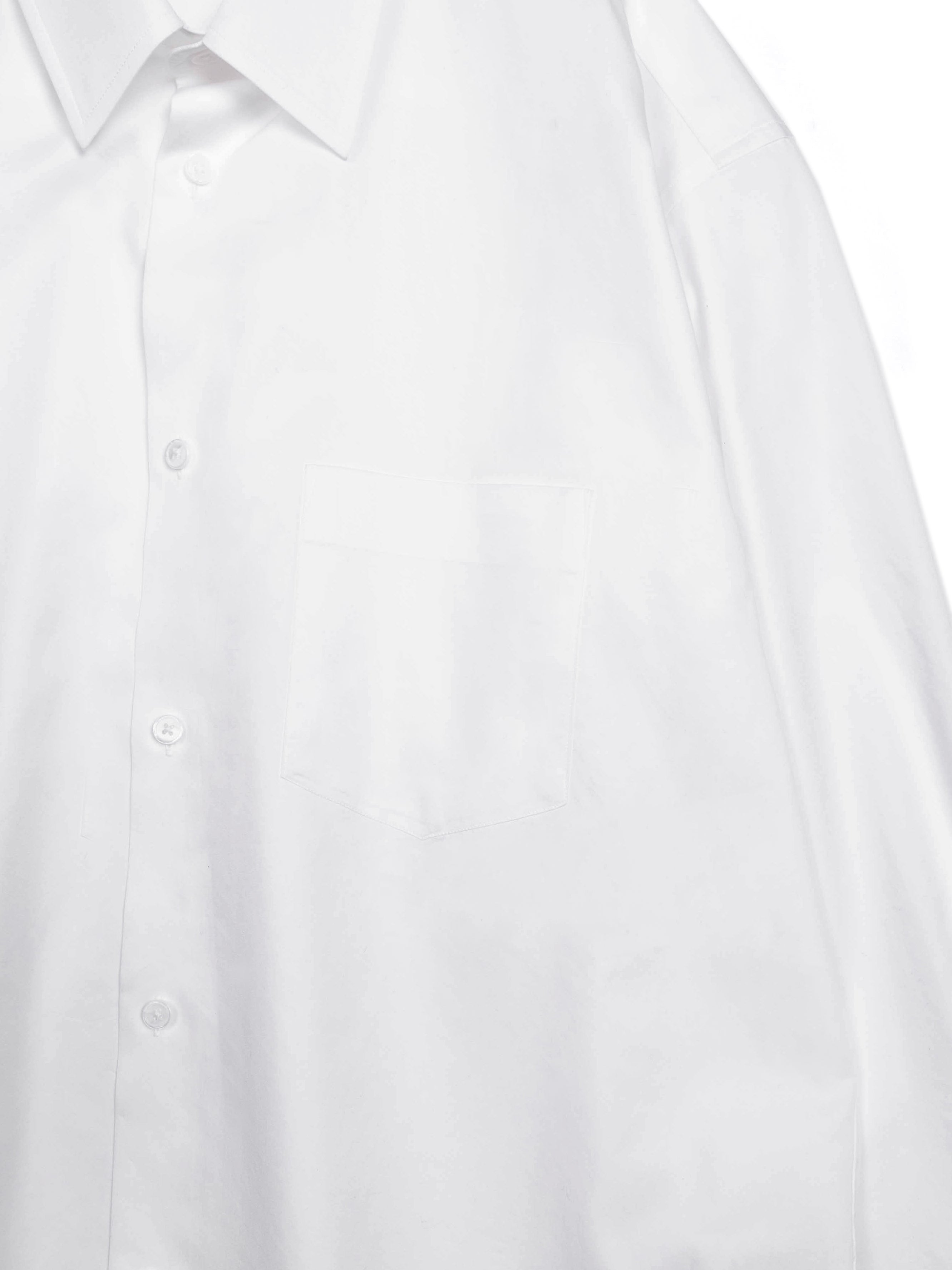 FINX COTTON TWILL REGULAR SHIRTS｜WHITE – Cornier