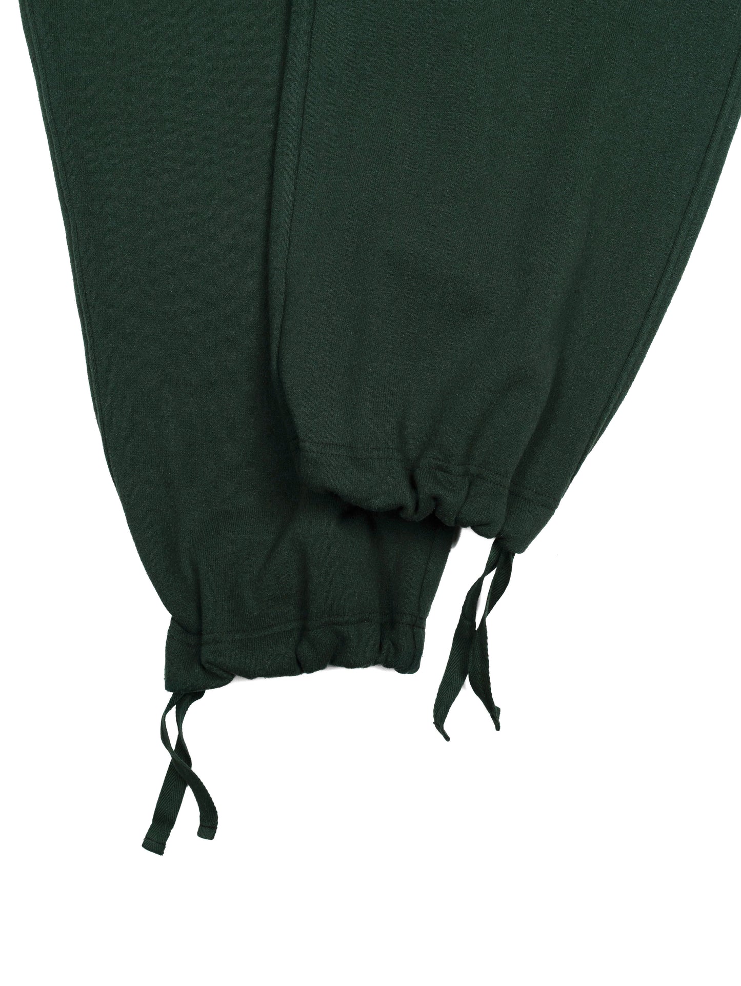 SILK/COTTON LOOPBACK FLEECE PANTS｜GREEN