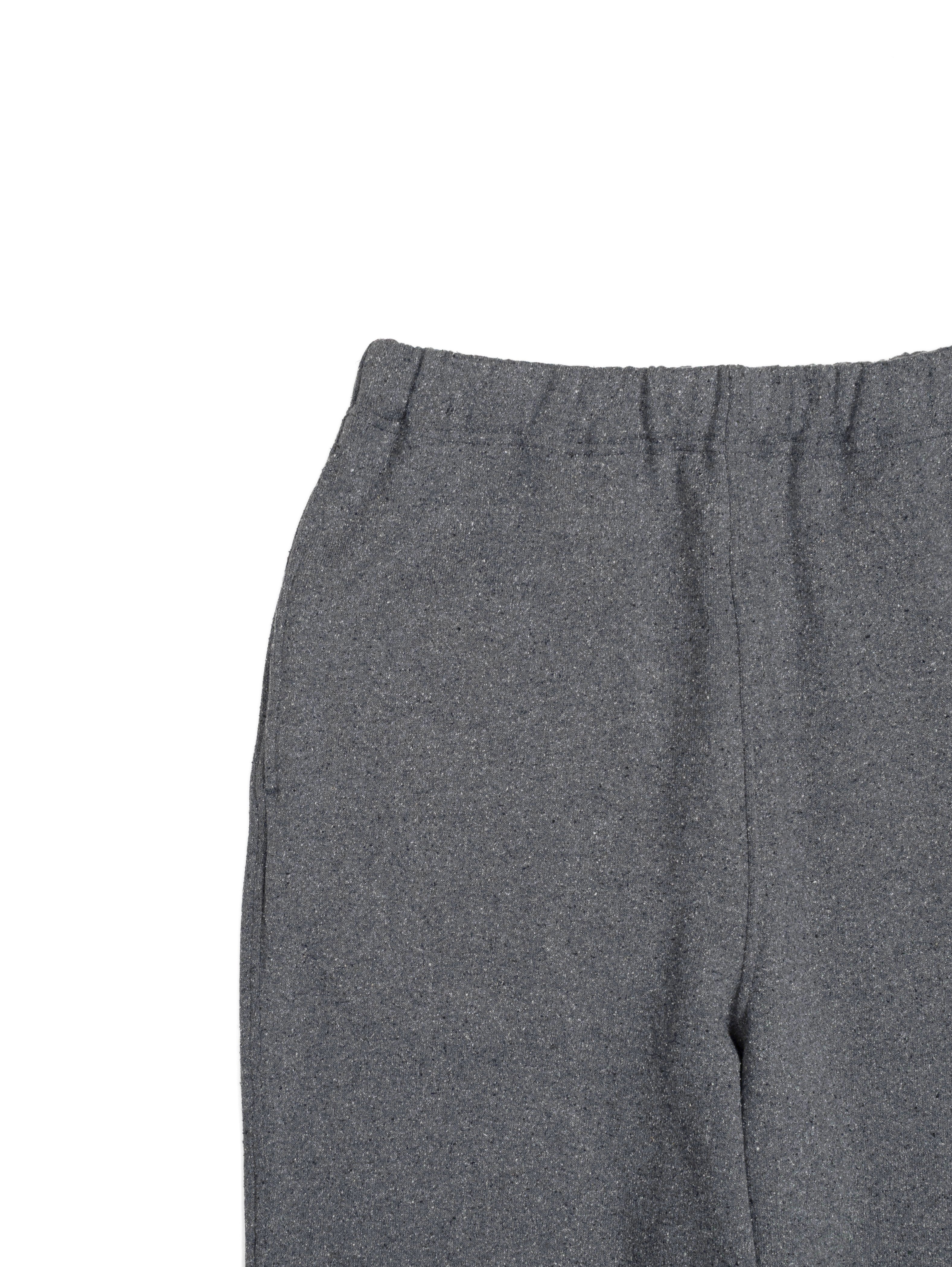 SILK/COTTON LOOPBACK FLEECE PANTS｜TOP GRAY – Cornier