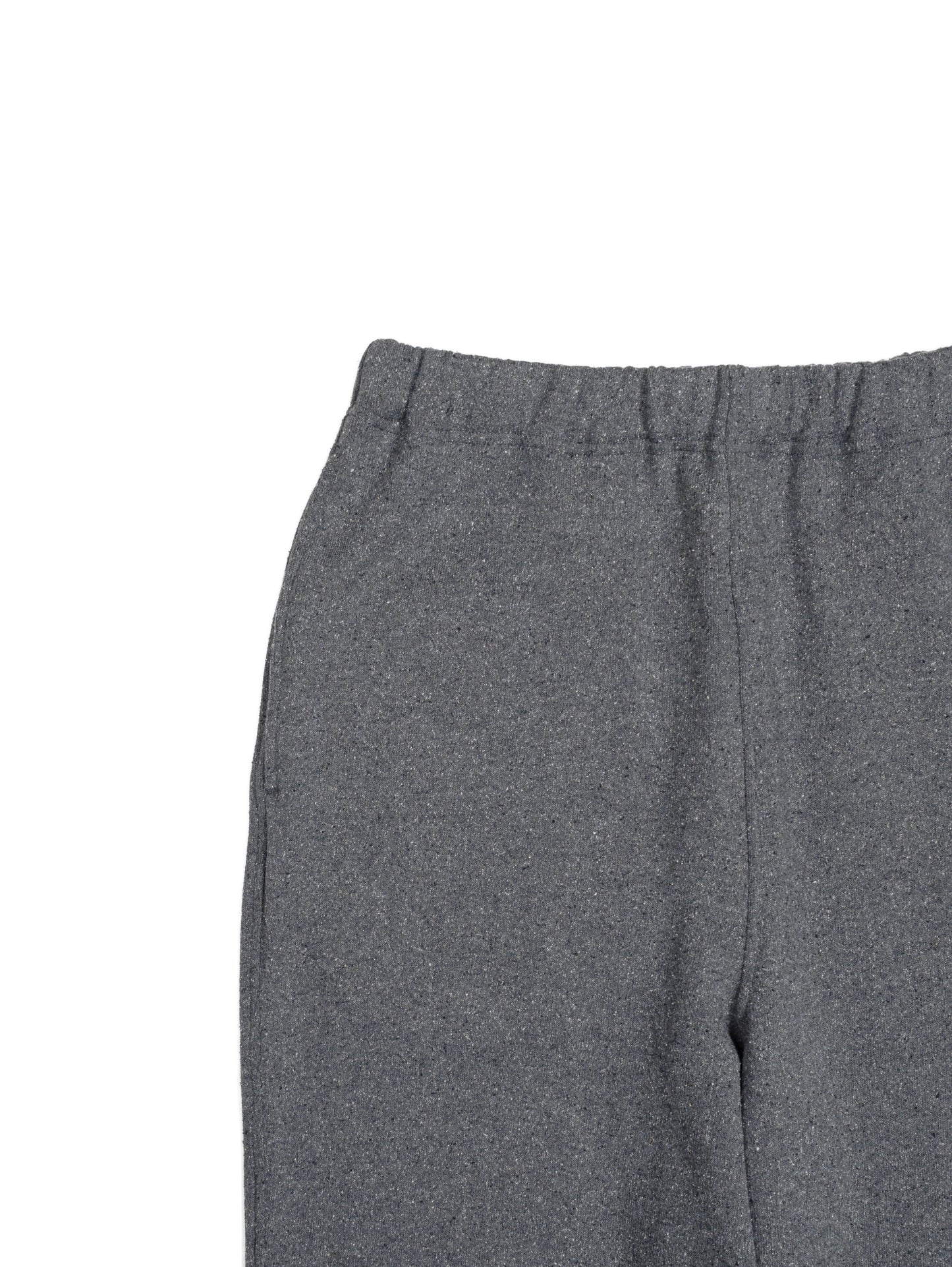SILK/COTTON LOOPBACK FLEECE PANTS｜TOP GRAY