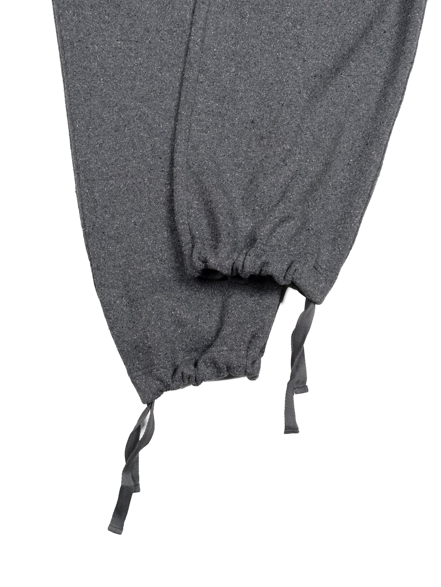 SILK/COTTON LOOPBACK FLEECE PANTS｜TOP GRAY