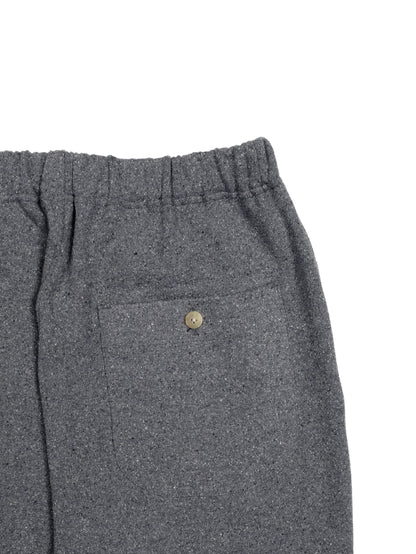 SILK/COTTON LOOPBACK FLEECE PANTS｜TOP GRAY