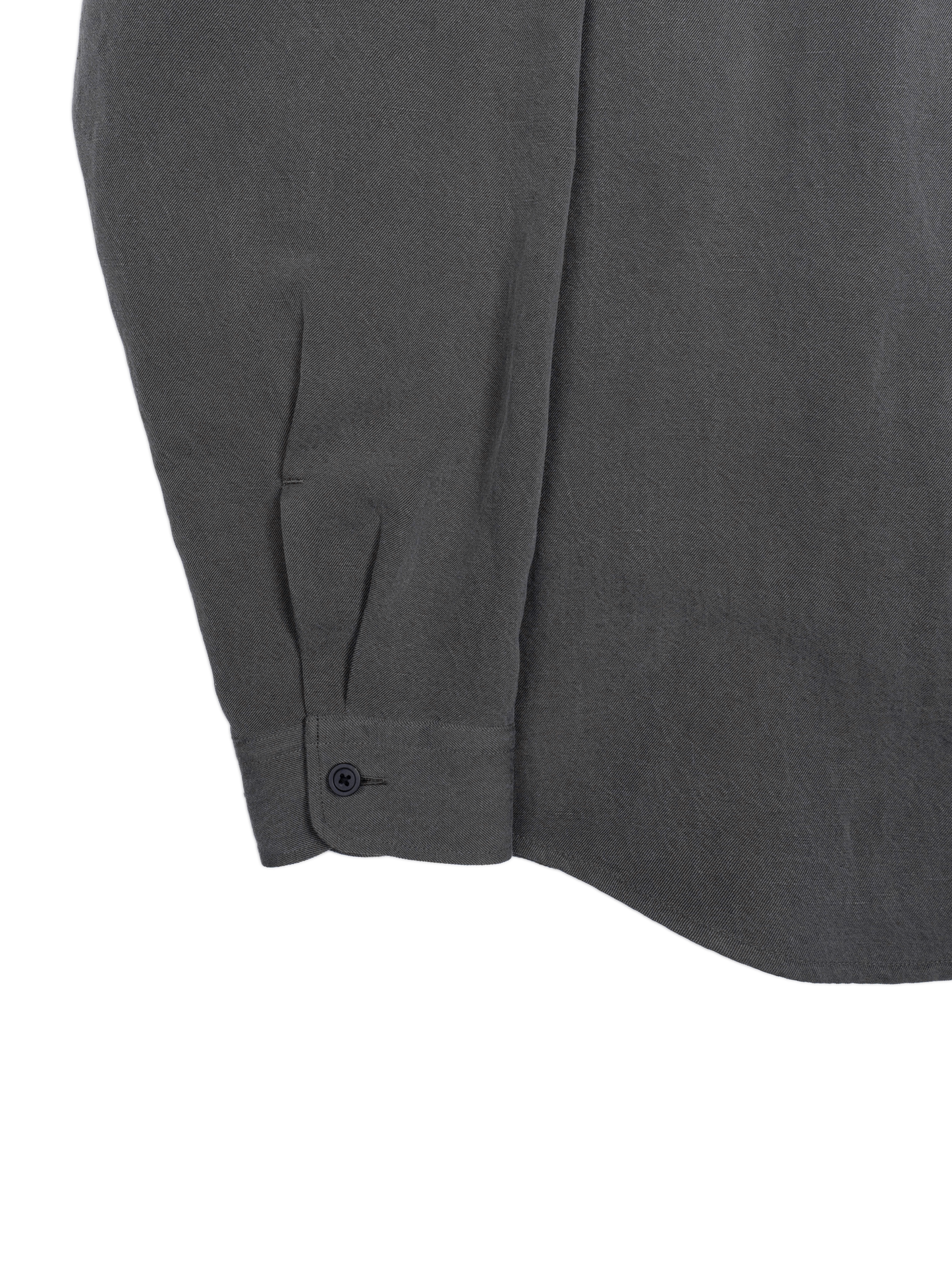 SILK/LINEN FADED GABARDINE SHIRTS｜HAZE GRAY