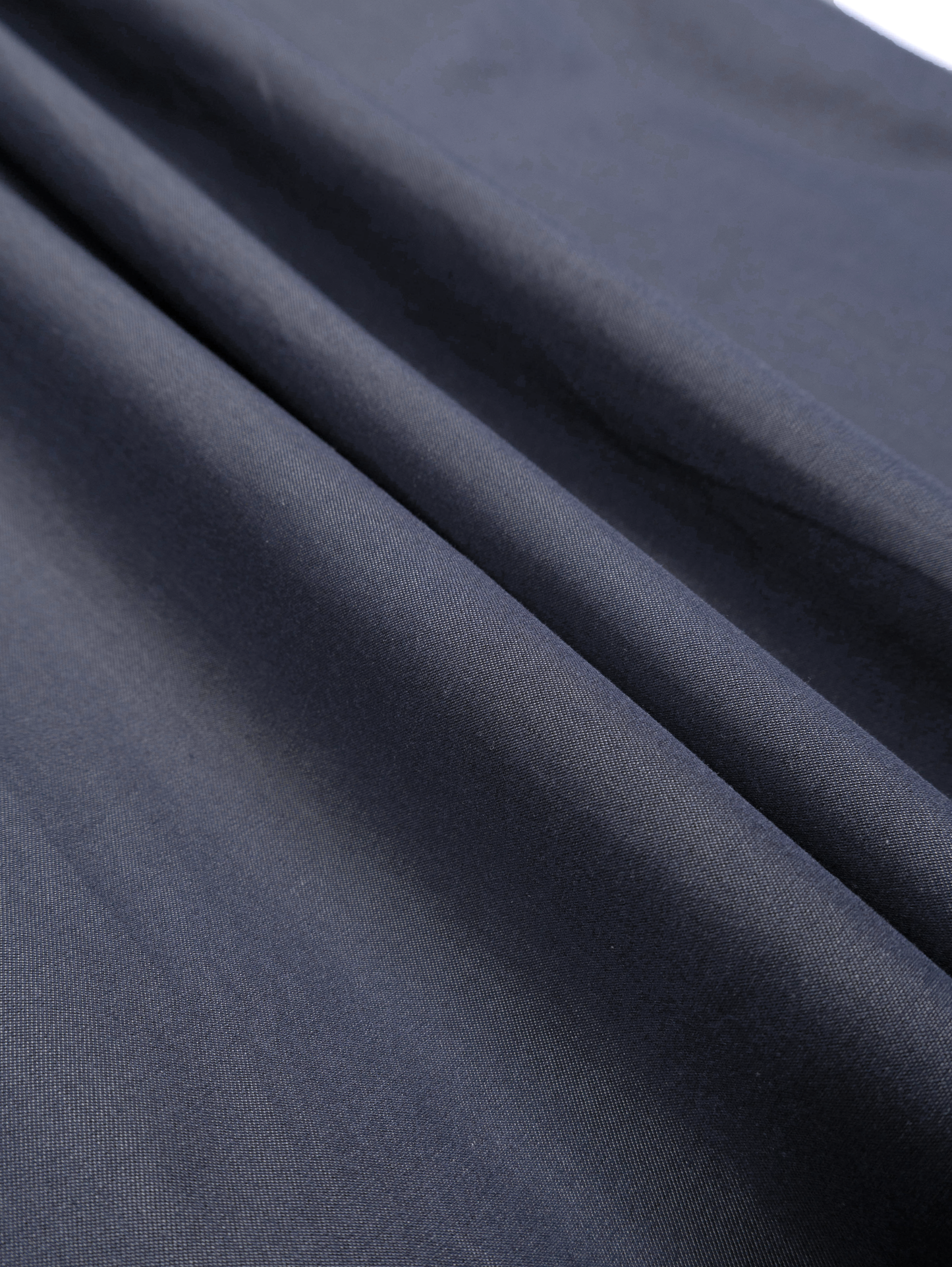 FINX COTTON CHAMBRAY DENIM SHIRTS｜NAVY